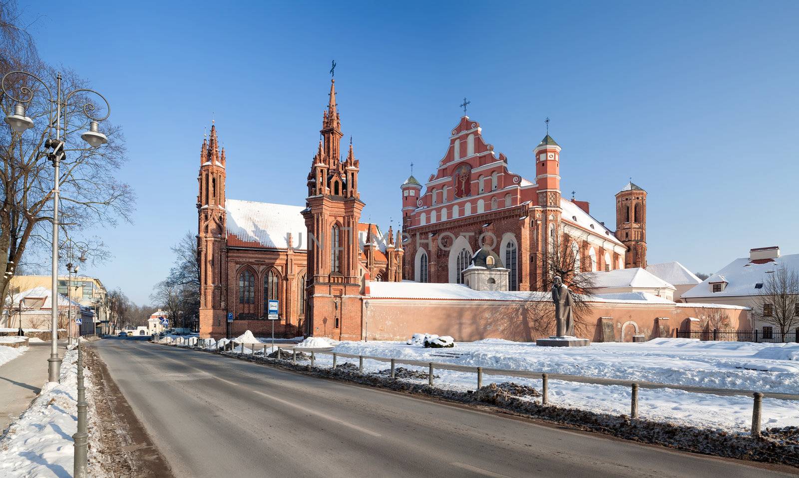 St. Anne's and Bernadine's Churches in Vilnius by vladimir_sklyarov