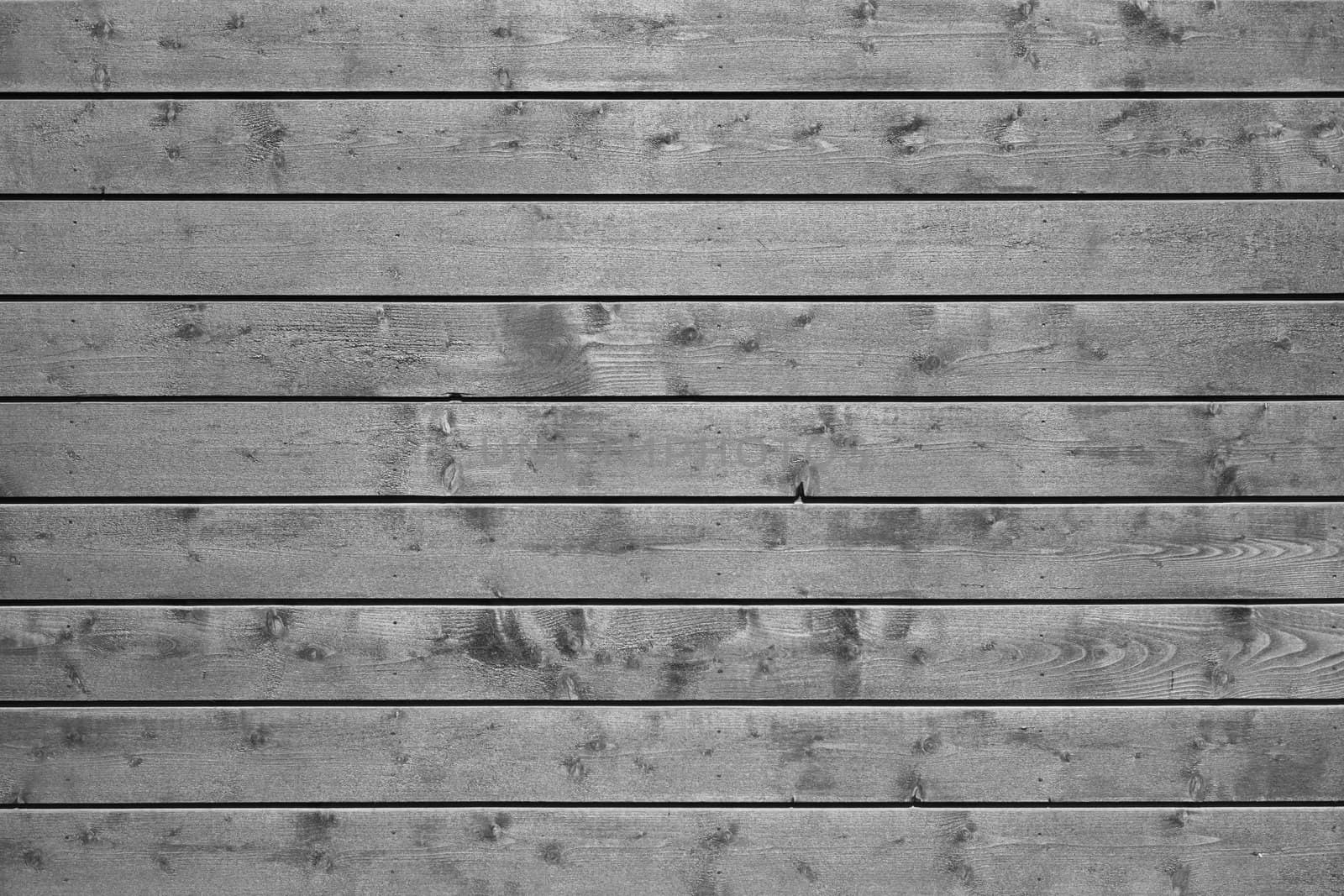 Grey wooden plank wall batten board background