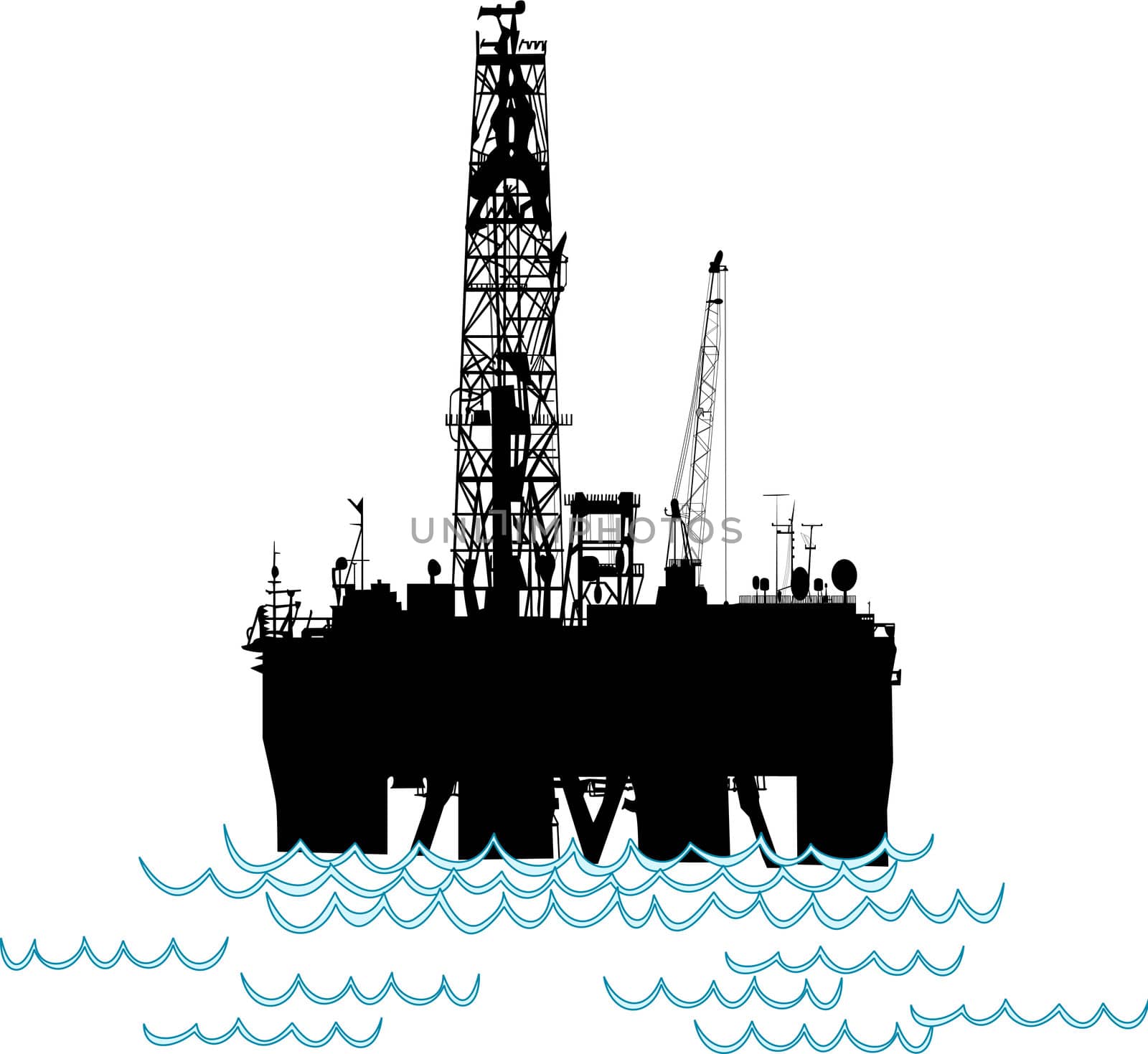Oil rig number two by trrent