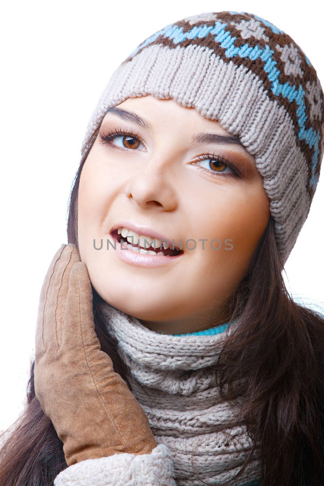 woman winter on isolated background by nigerfoxy