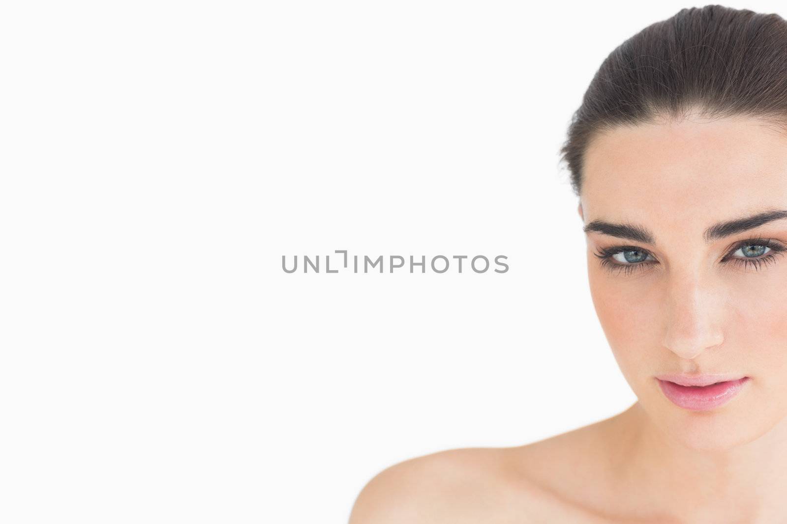 Close-up of brunette beauty by Wavebreakmedia