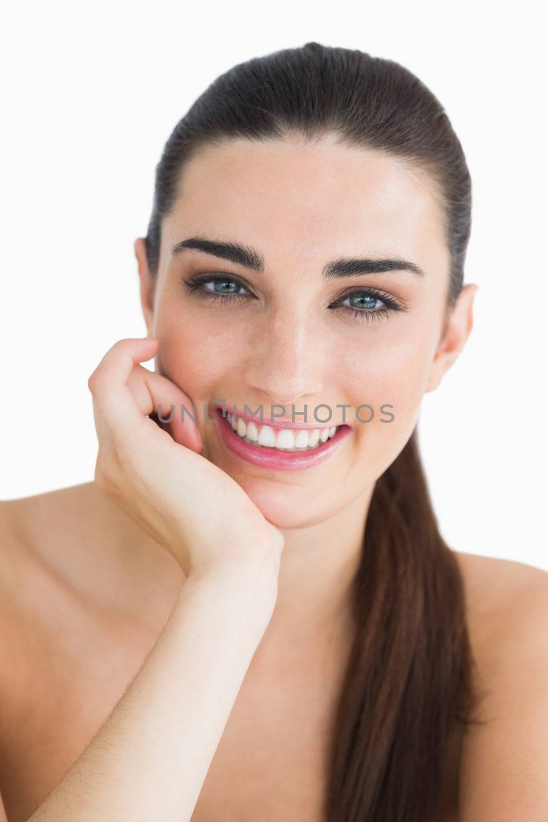 Female beauty smiling at camera