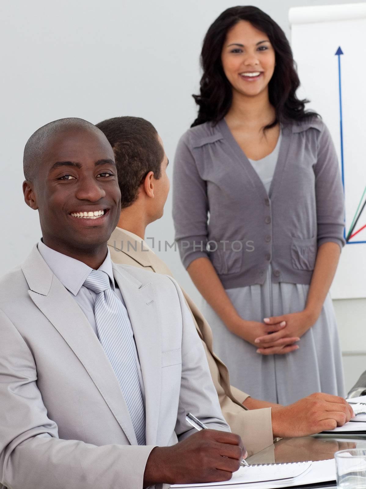 Happy Business people at a meeting by Wavebreakmedia