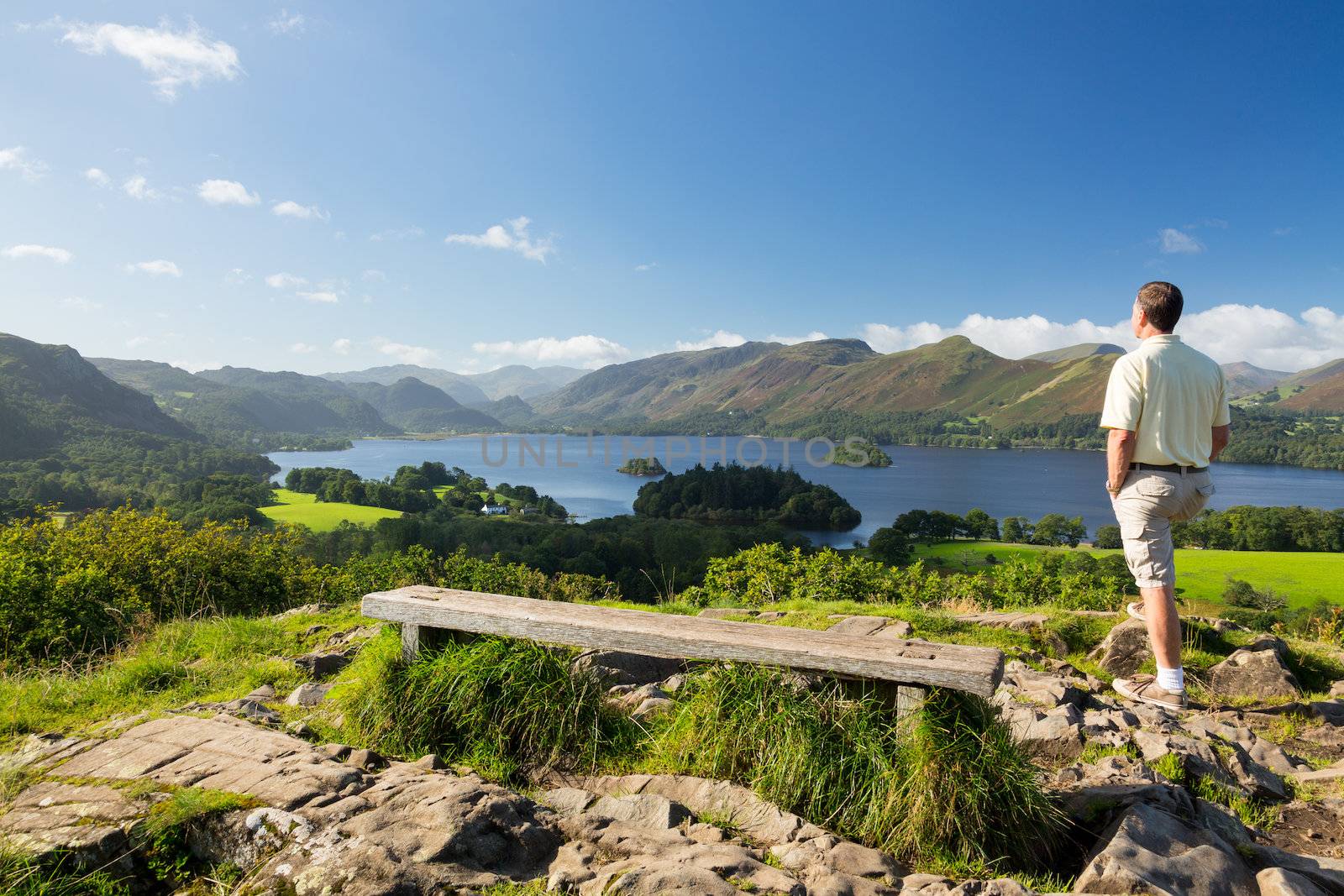 Derwent Water from Castlehead viewpoint by steheap