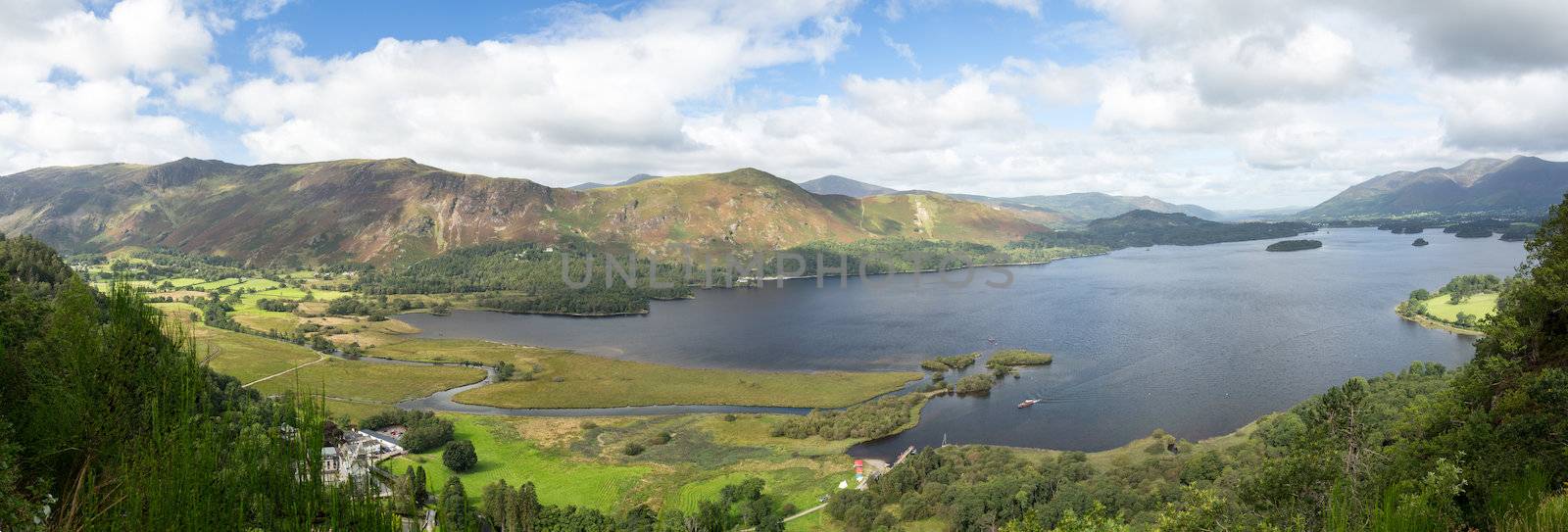 Derwent Water from viewpoint by steheap