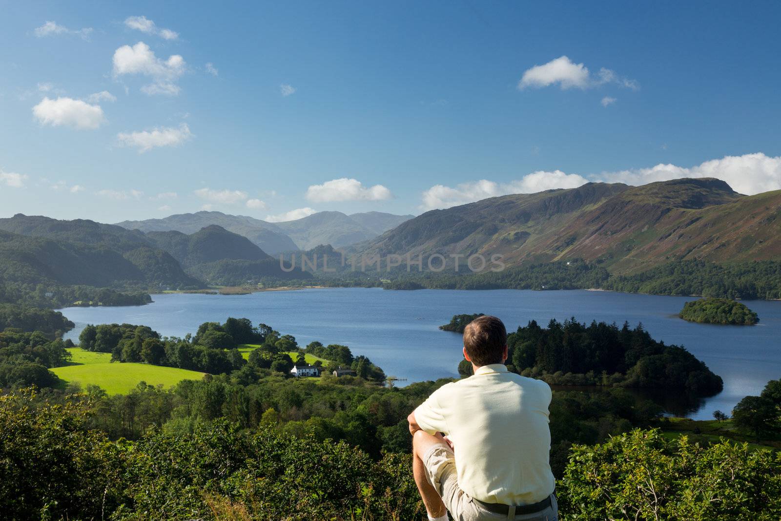 Derwent Water from Castlehead viewpoint by steheap