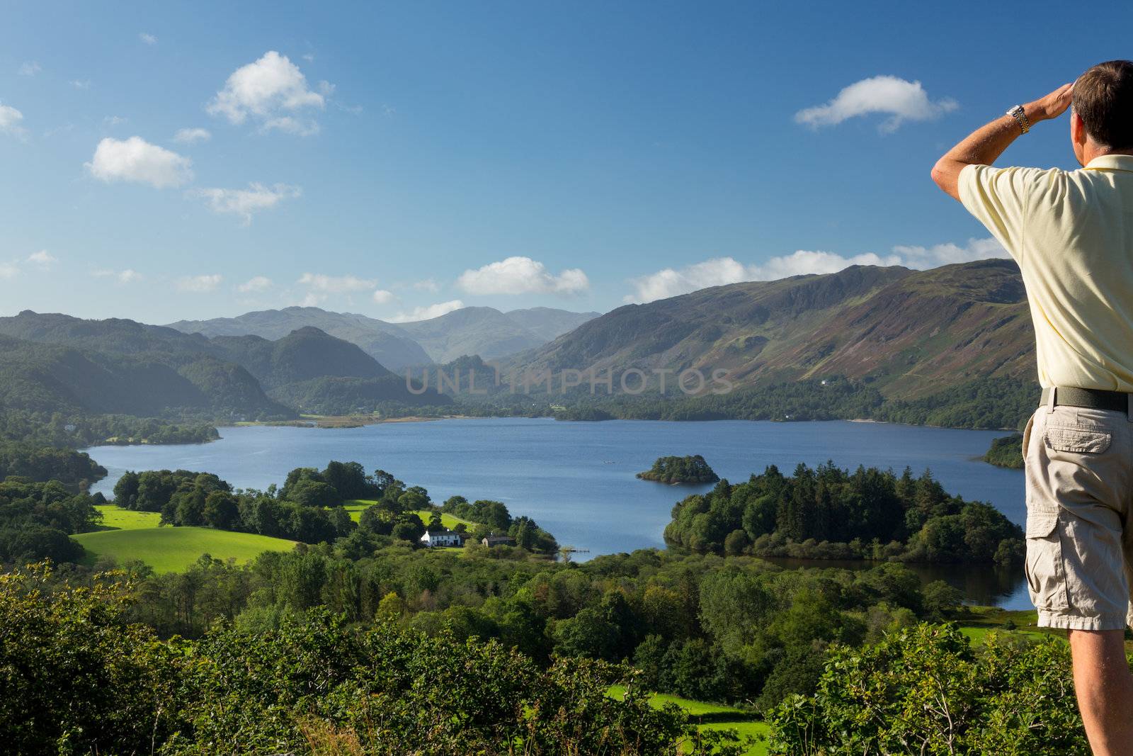 Derwent Water from Castlehead viewpoint by steheap