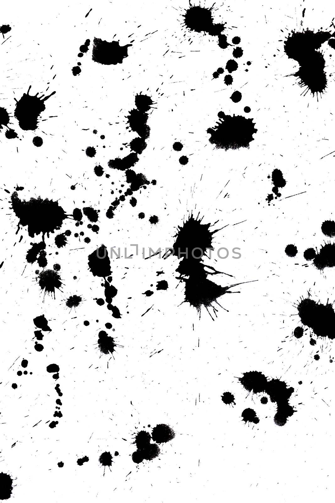 black drop ink splatter splash by sergey_nivens