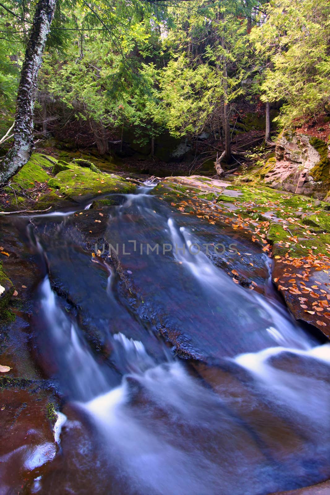 Union River Gorge Michigan by Wirepec