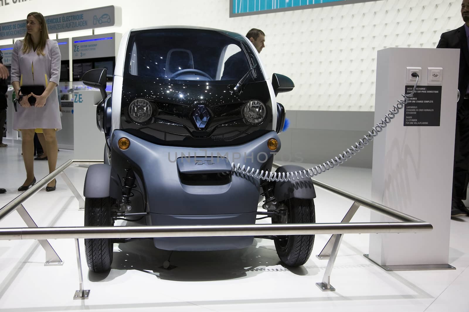 GENEVA, SWITZERLAND - MARCH 4, 2011 - Renault Twizy is presented at the annual motor show in Geneva on March 4, 2011.