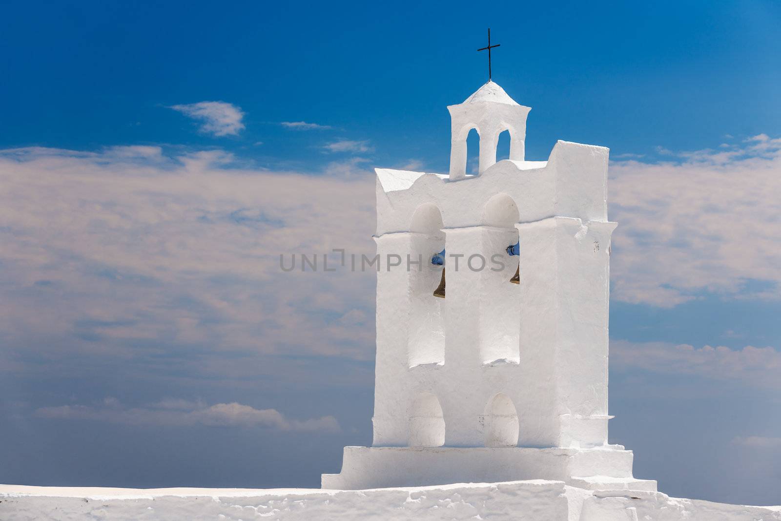 Belfry from one of the numerous chapels on the Greek island of Sifnos