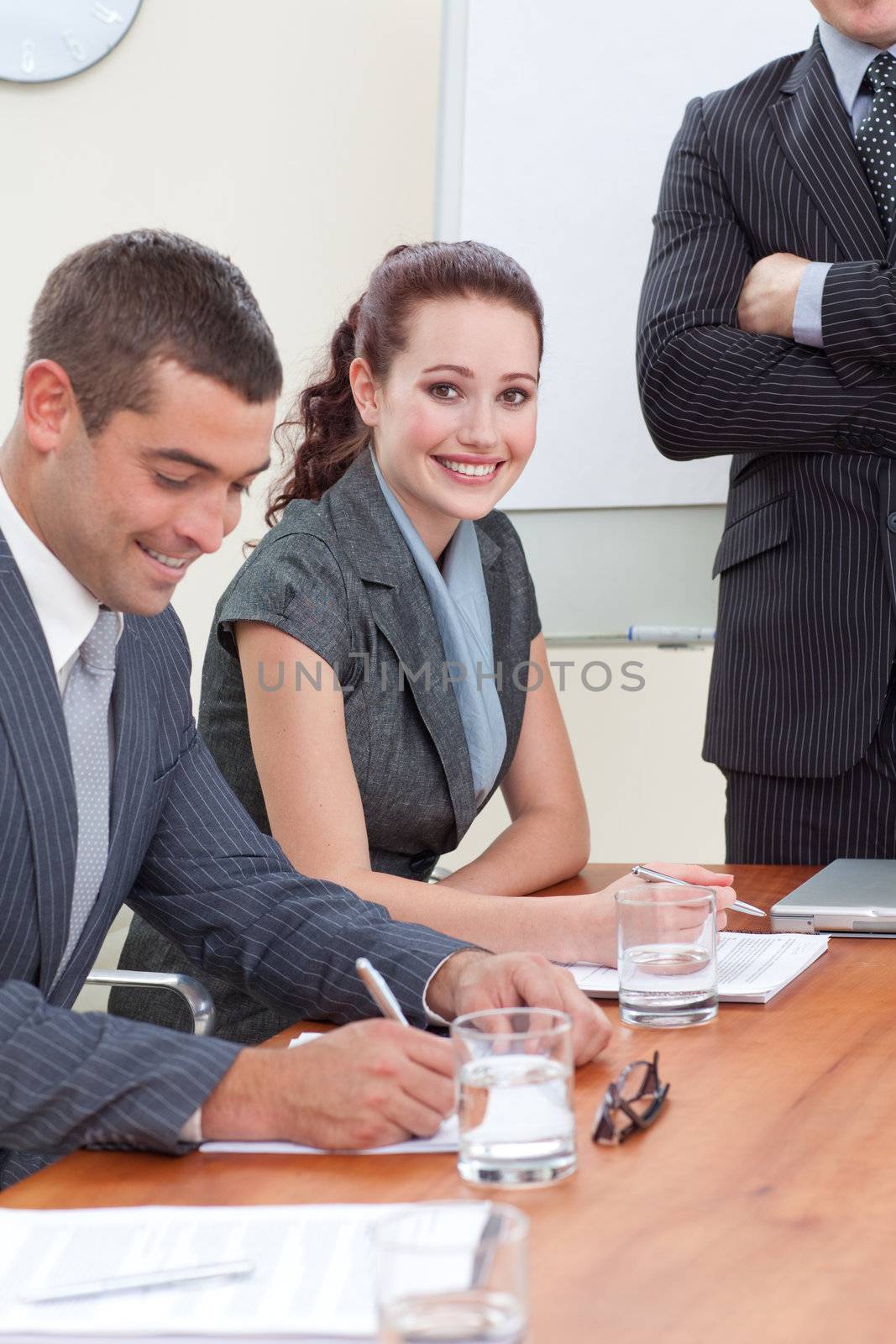 Business people in a meeting with their manager by Wavebreakmedia