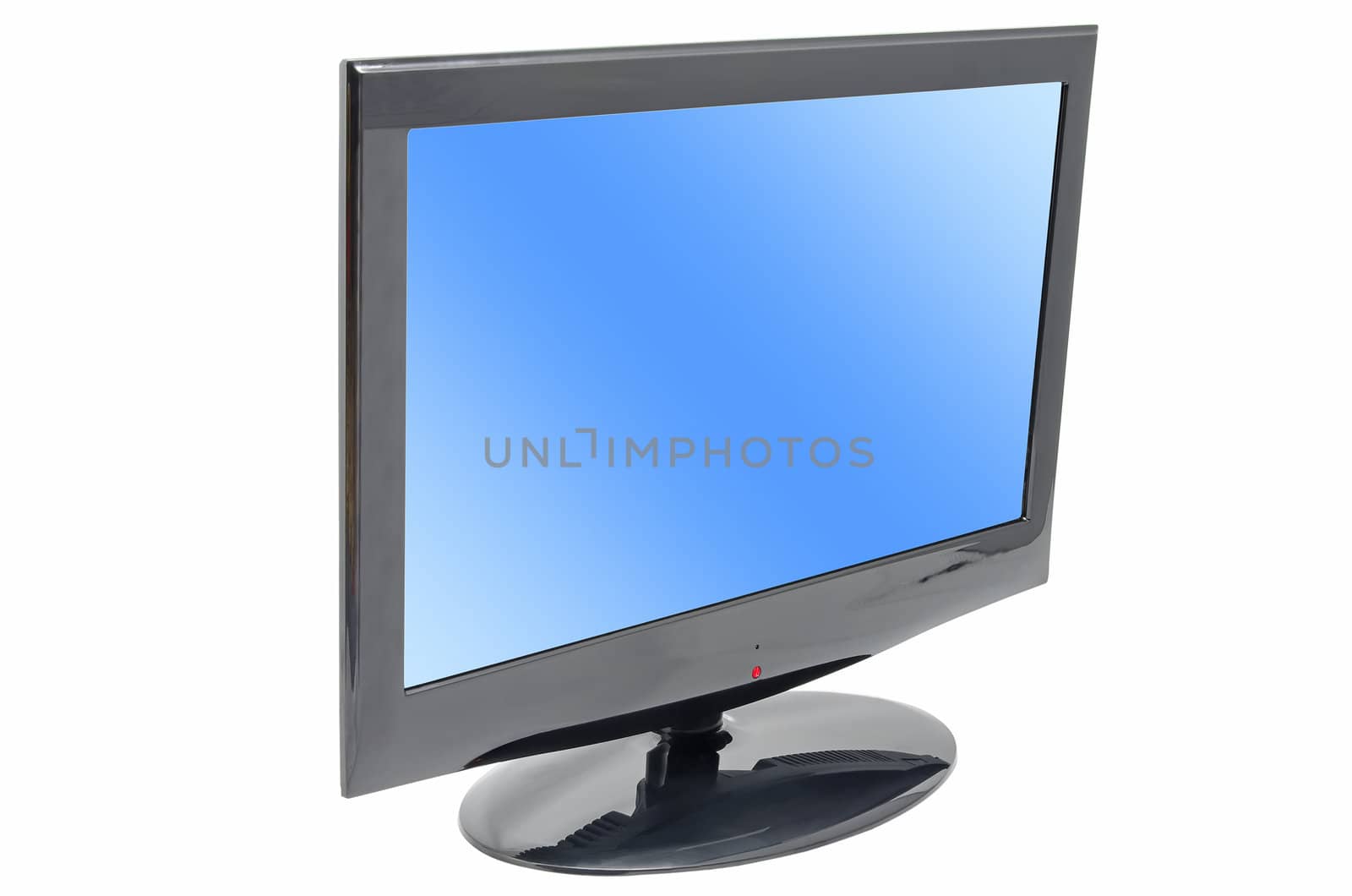 Led TV isolated on a white background