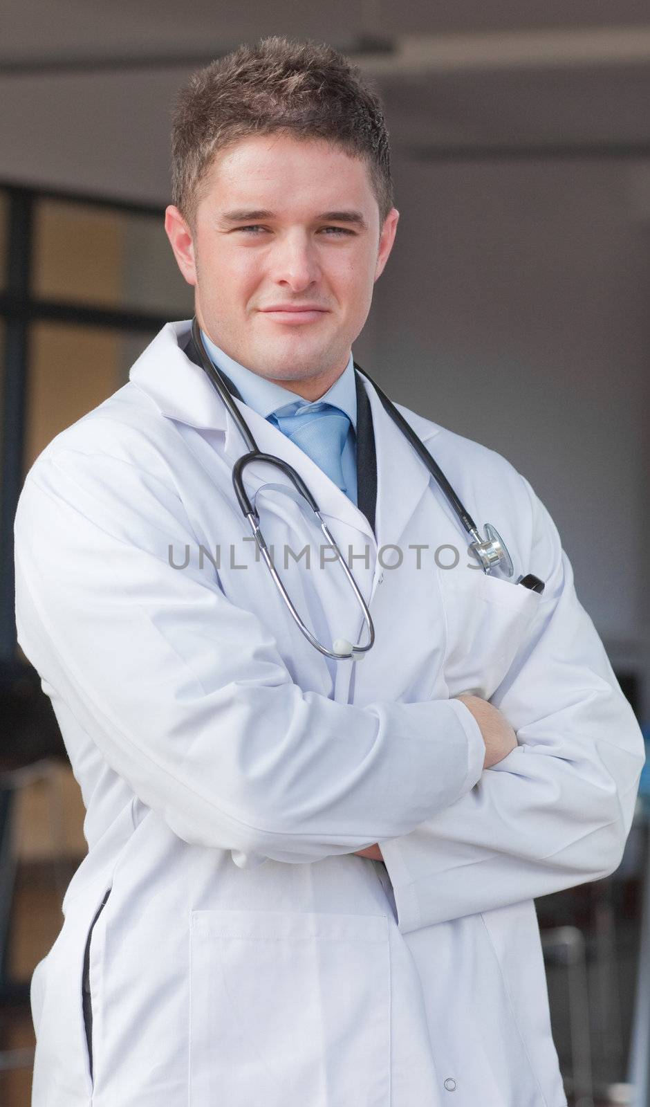 Portrait of a confident surgeon by Wavebreakmedia