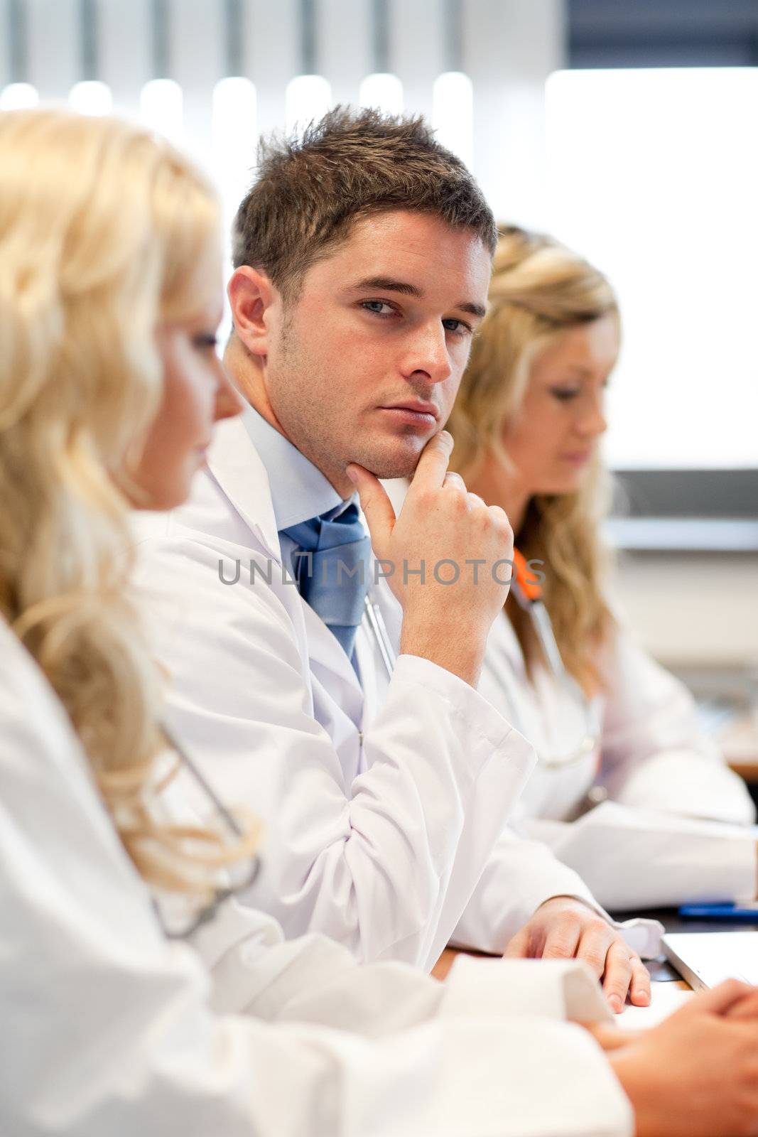 Team of doctors at a meeting