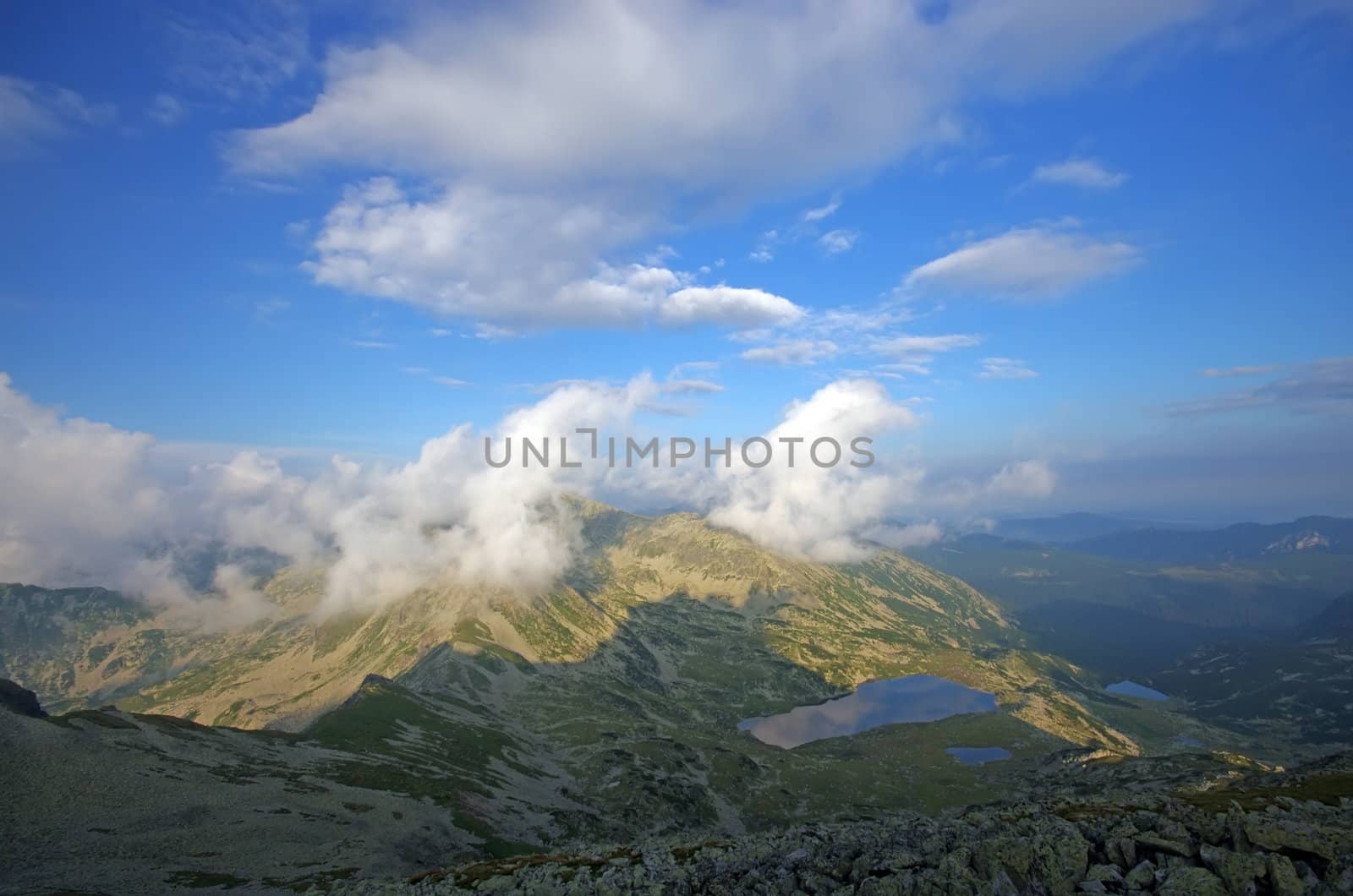Mountain summit view, Retezat National Park, Romania