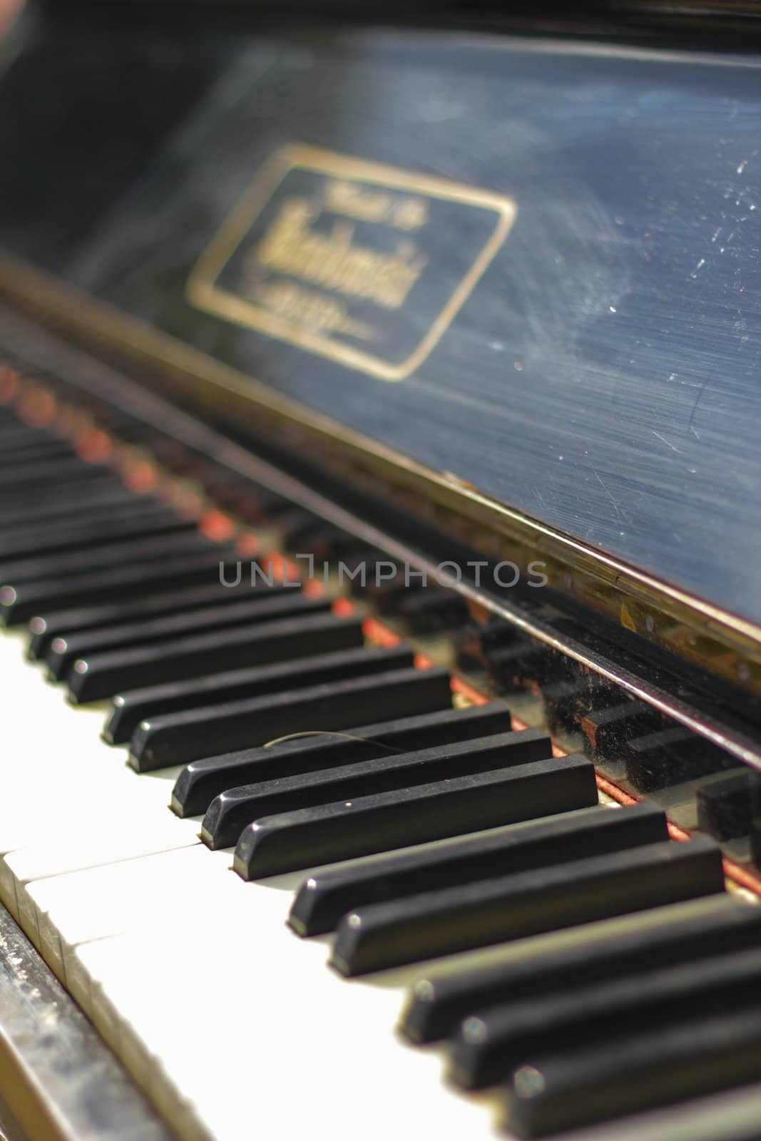 Antique Piano Keys by chuckyq1