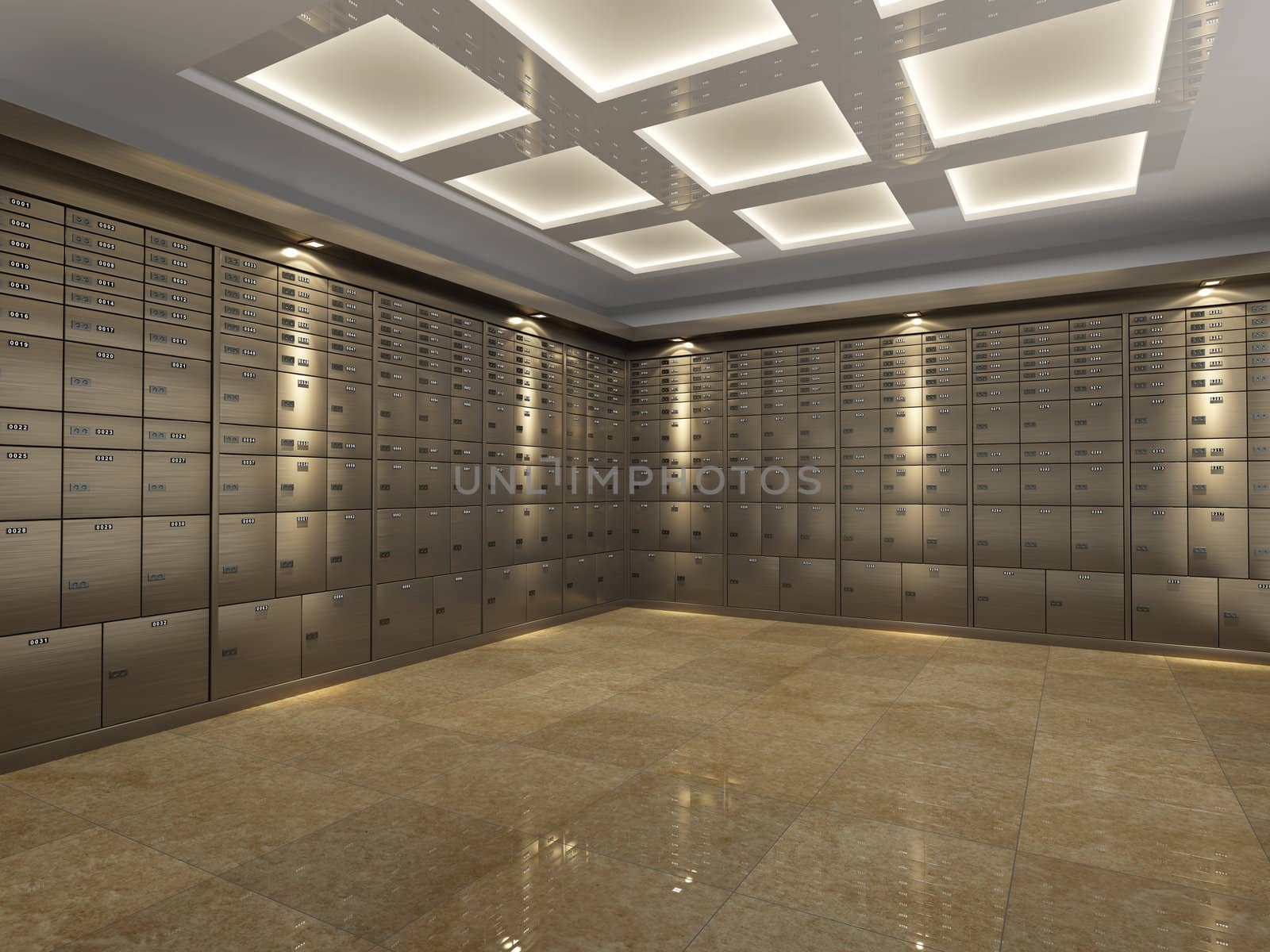 Interior of a bank vault by AlexanderMorozov