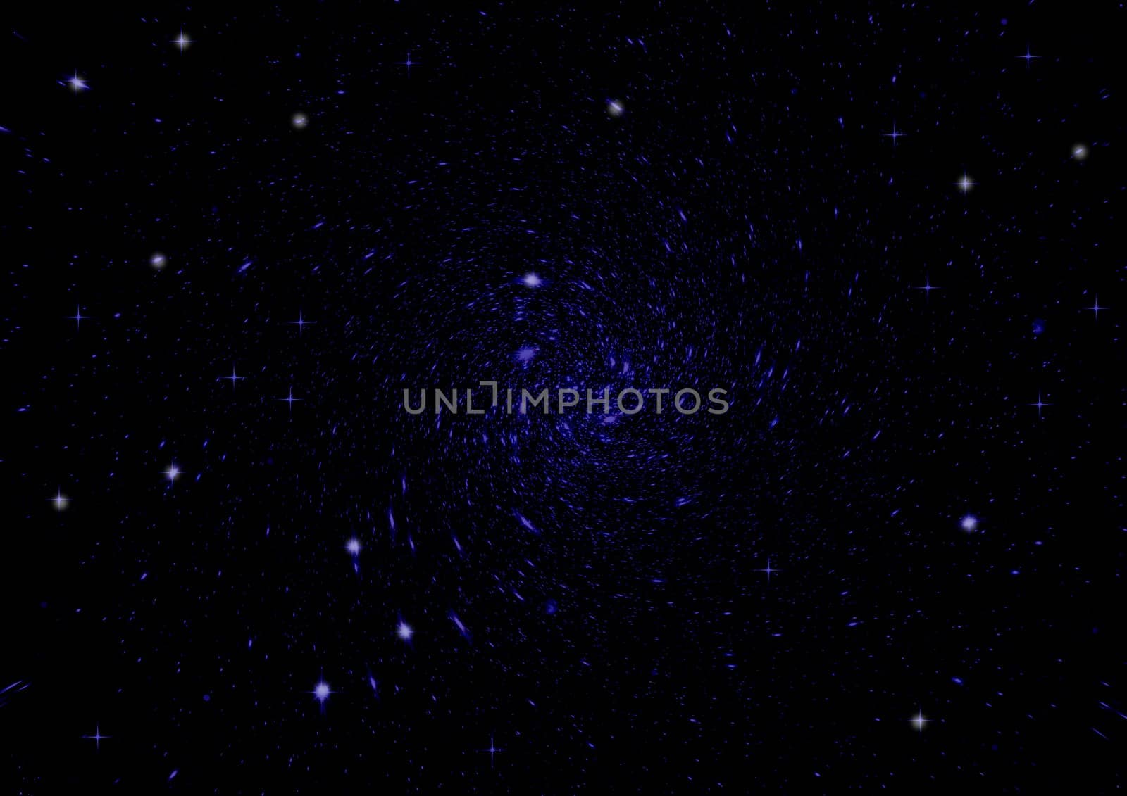 Space stars and nebula as dark abstract background