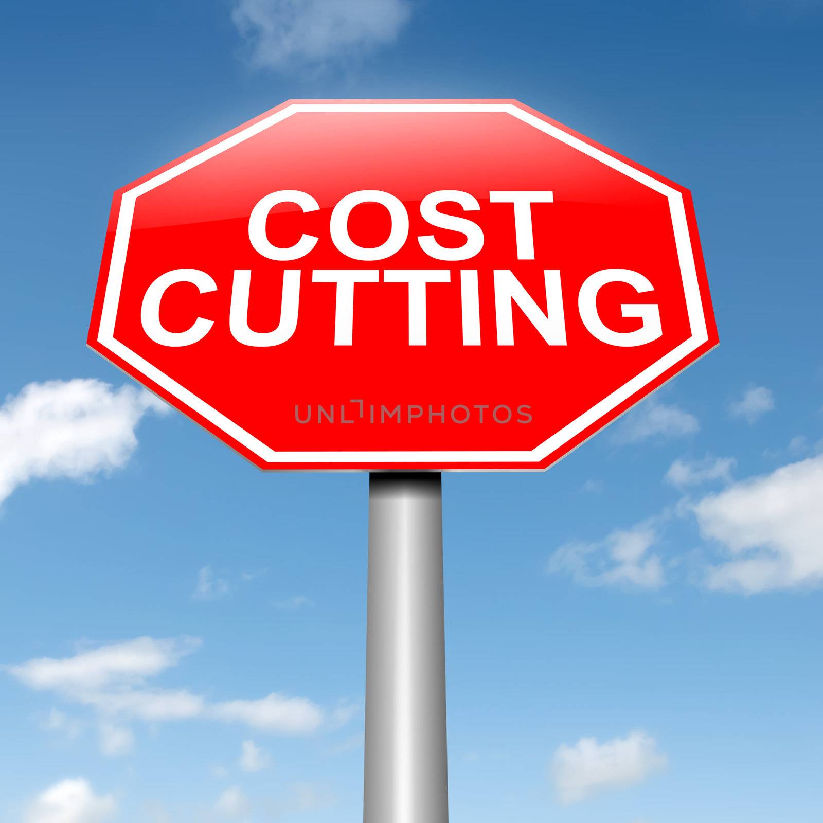 Cost cutting concept. by 72soul
