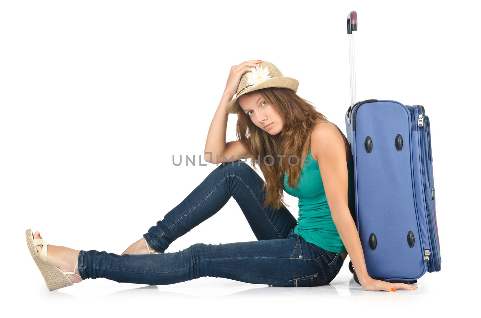 Young woman ready for summer vacation by Elnur