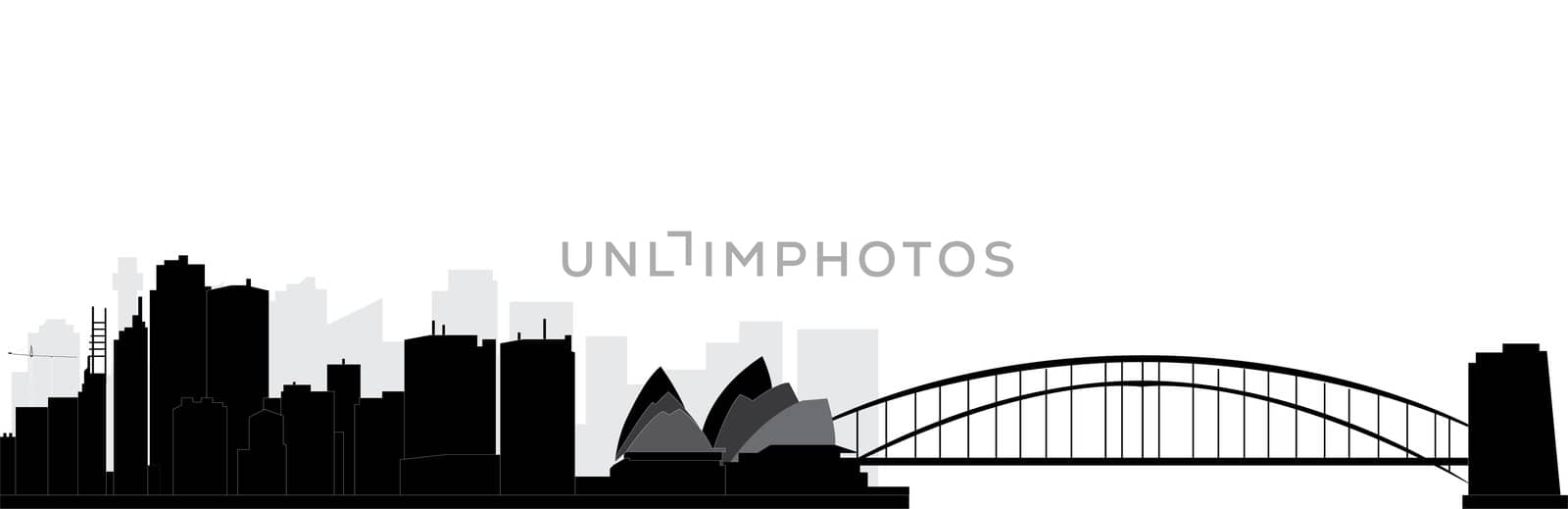 sydney skyline by compuinfoto