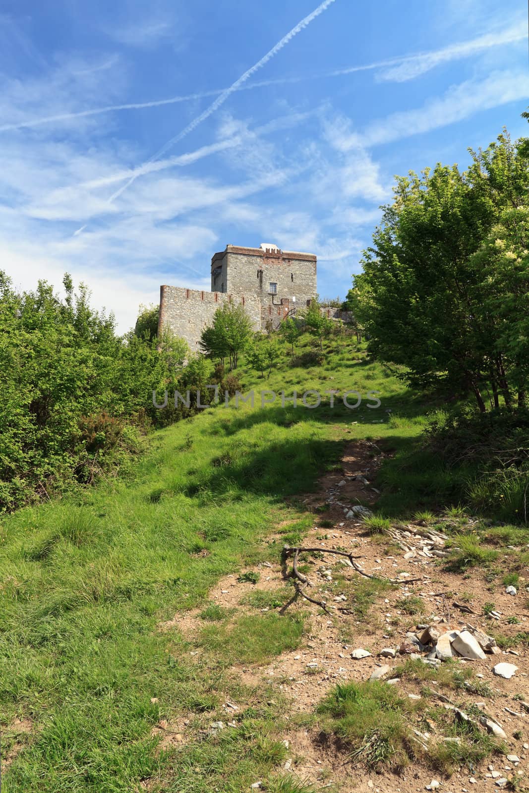 Puin Castle is a medieval fortress built over Genova, Liguria, Italy