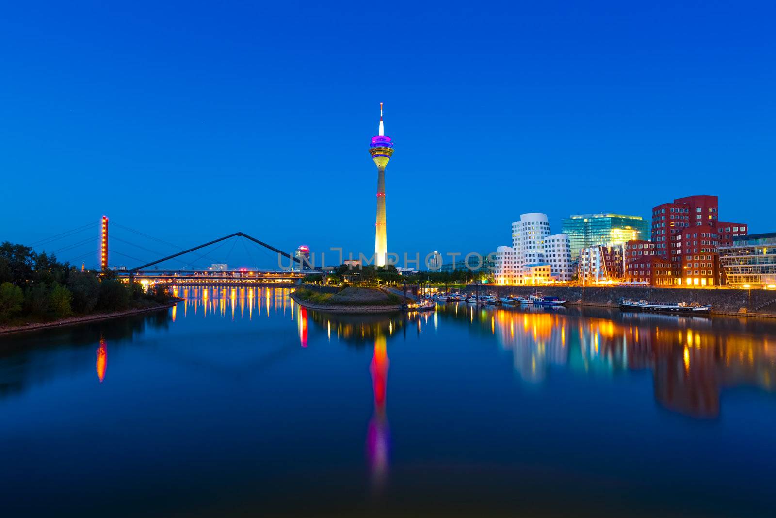 Panorama of Dusseldorf, Germany