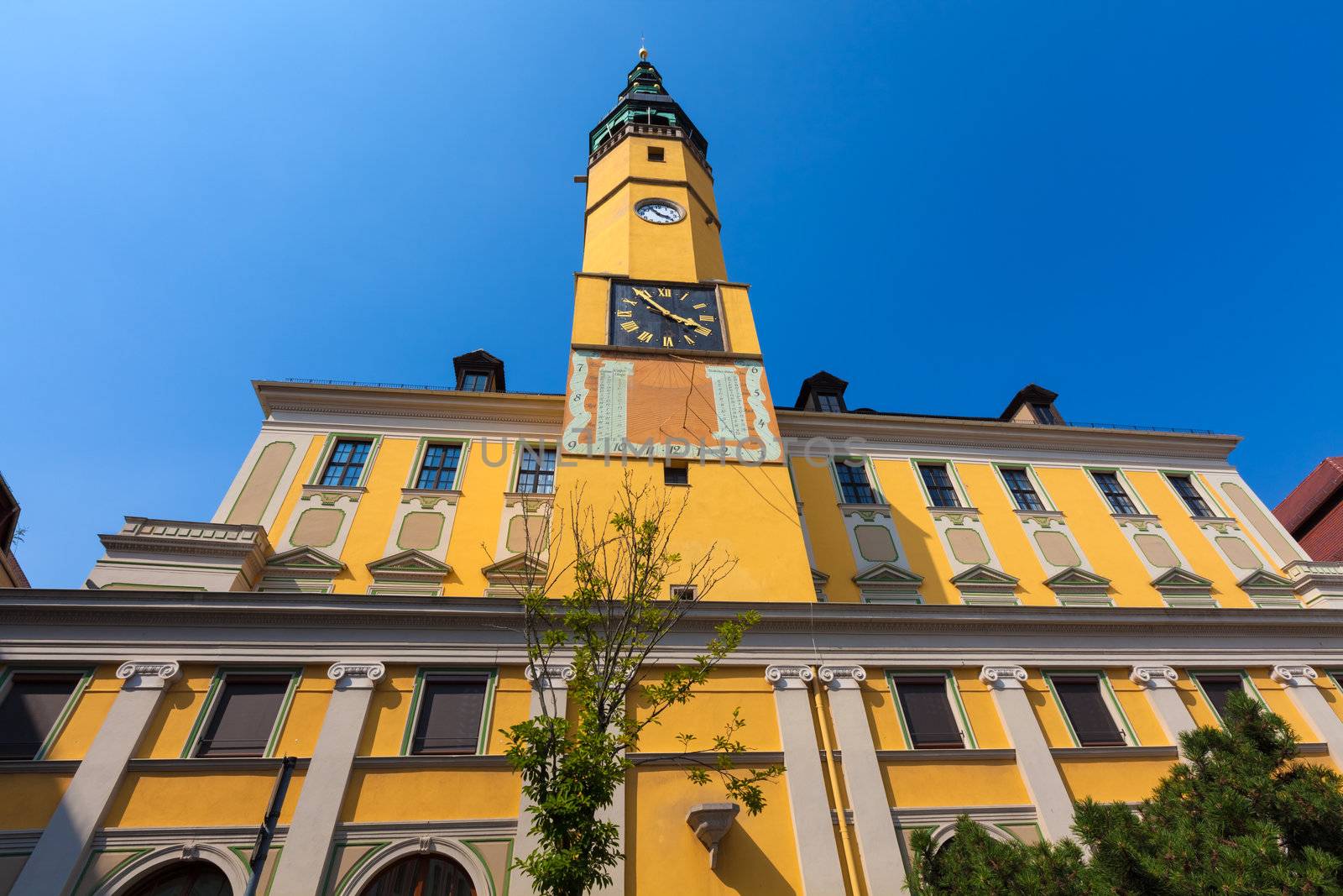 Town hall in Bautzen (Budysin), Saxony, Germany