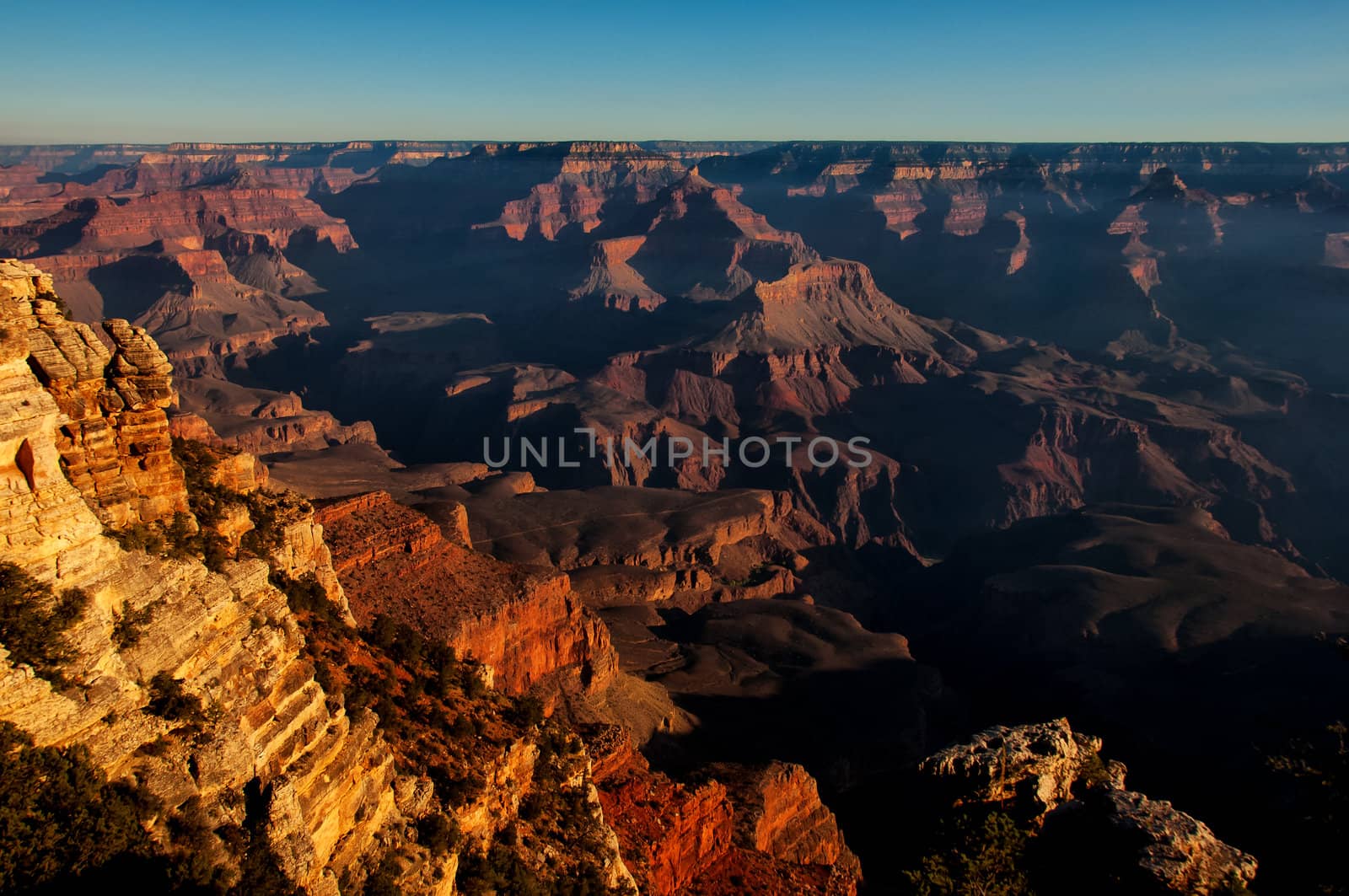 Grand canyon colorful sunrise landscape, Arizona, USA