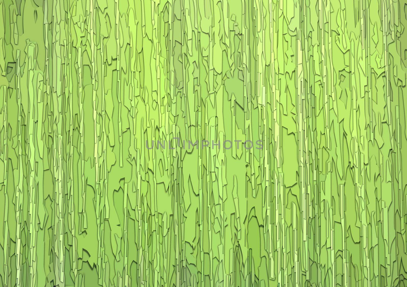 abstract background resembling bamboo or green rain forest