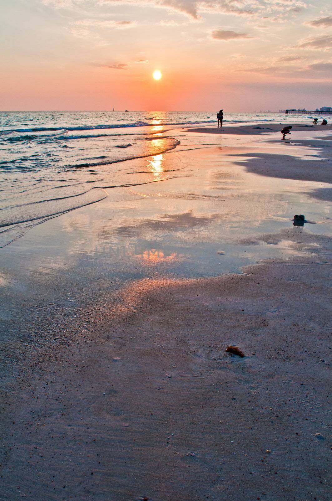 panama city beach florida sunset by digidreamgrafix