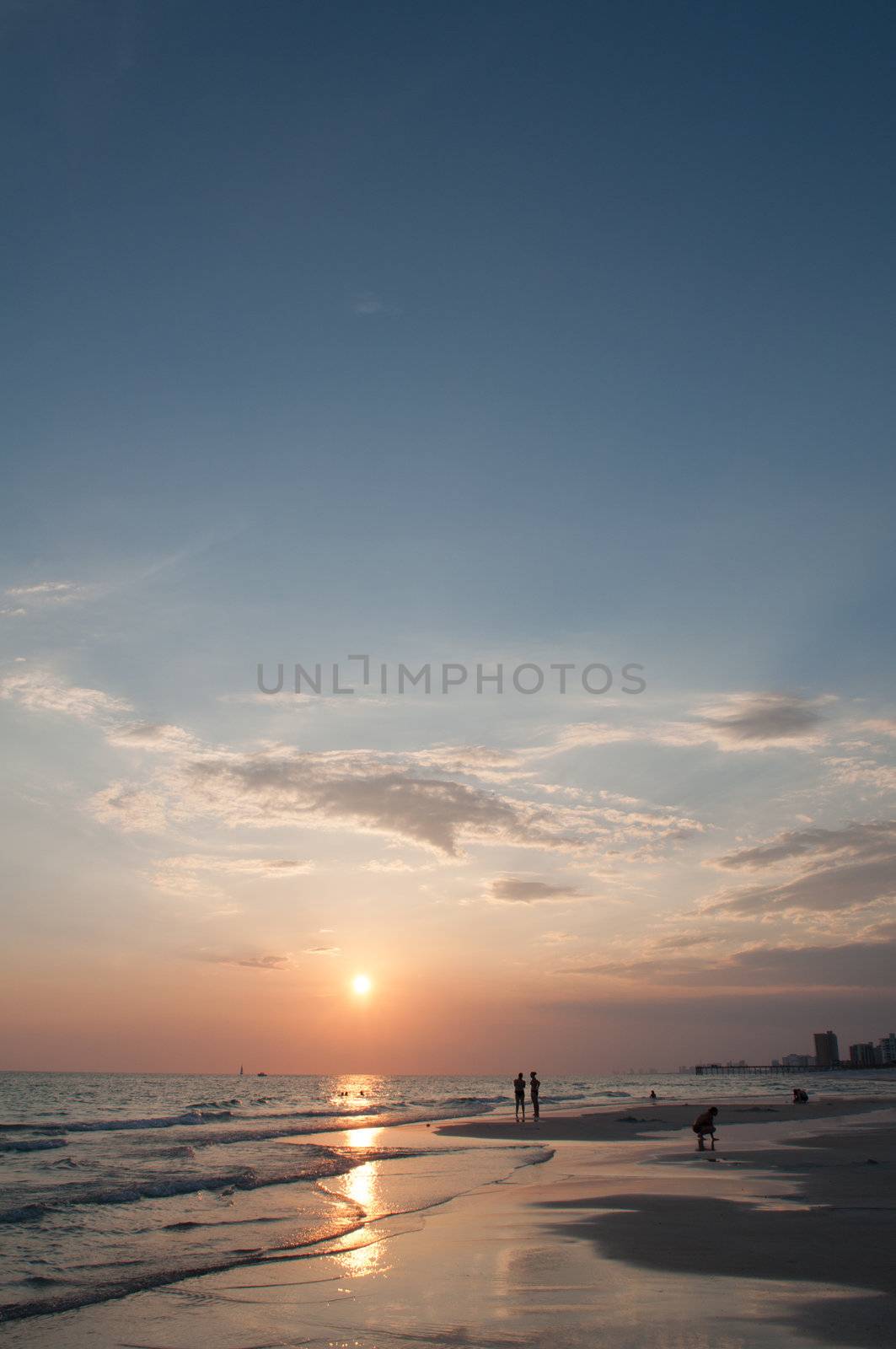 panama city beach florida sunset