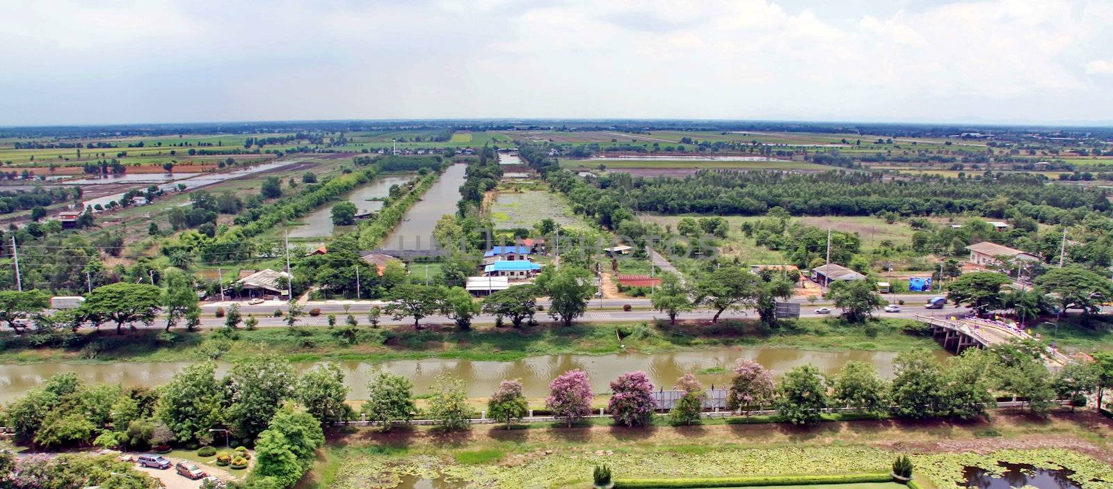 Small town in thailand