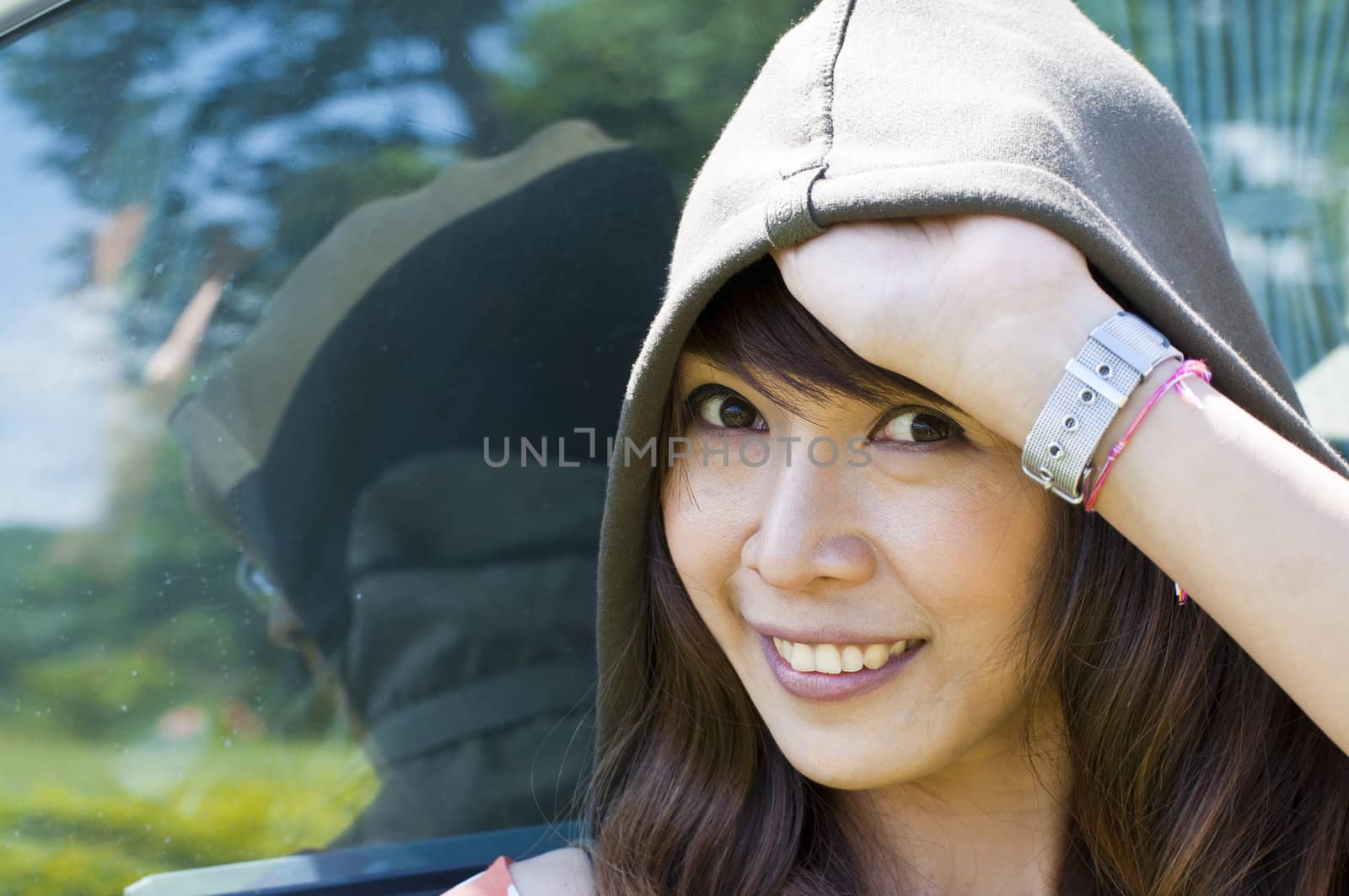 Portrait Of Asian Young Woman