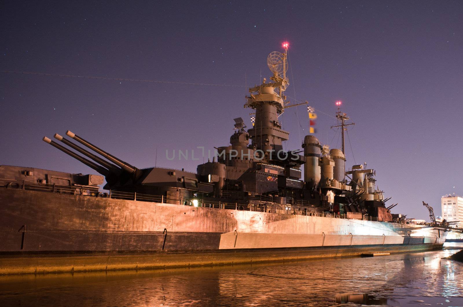 Battleship North Carolina at it's home in Wilmington by digidreamgrafix