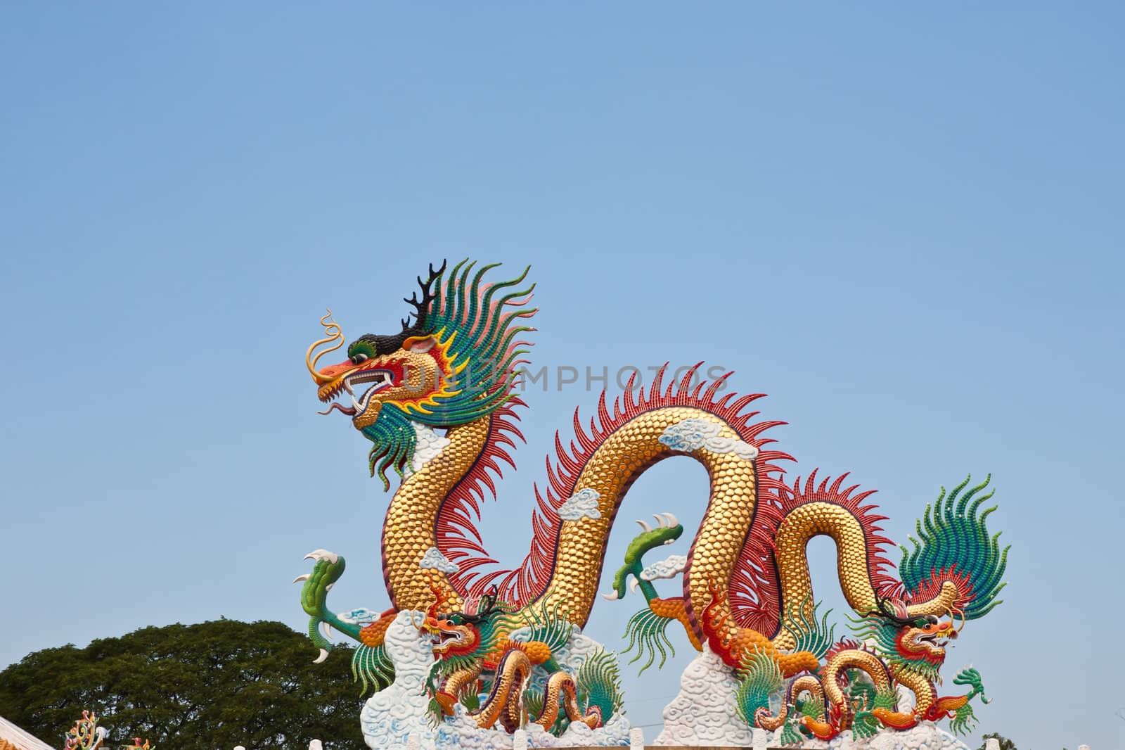 Chinese temple in thailand open to public anyone can take a photo