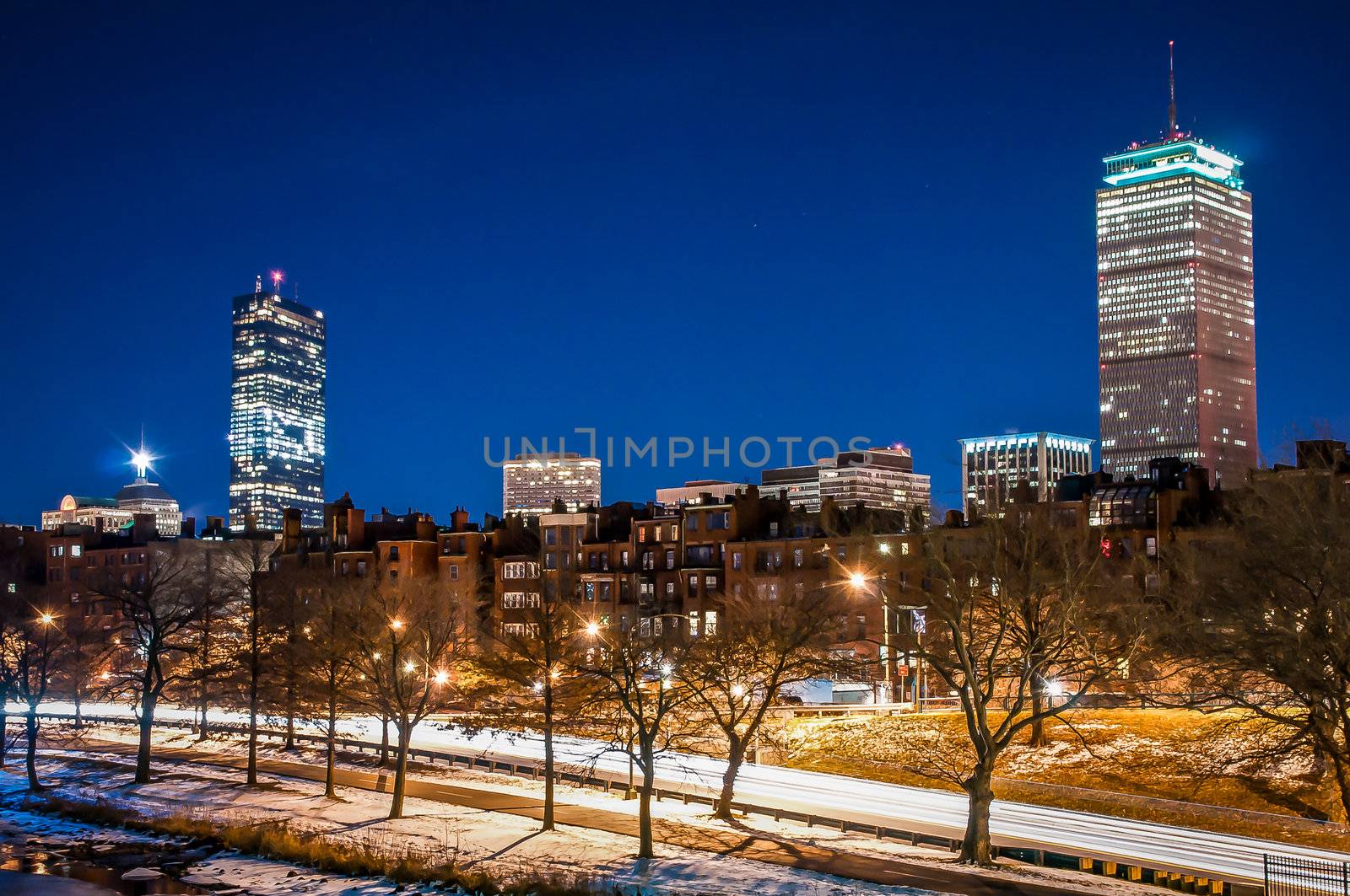 boston skyline by digidreamgrafix