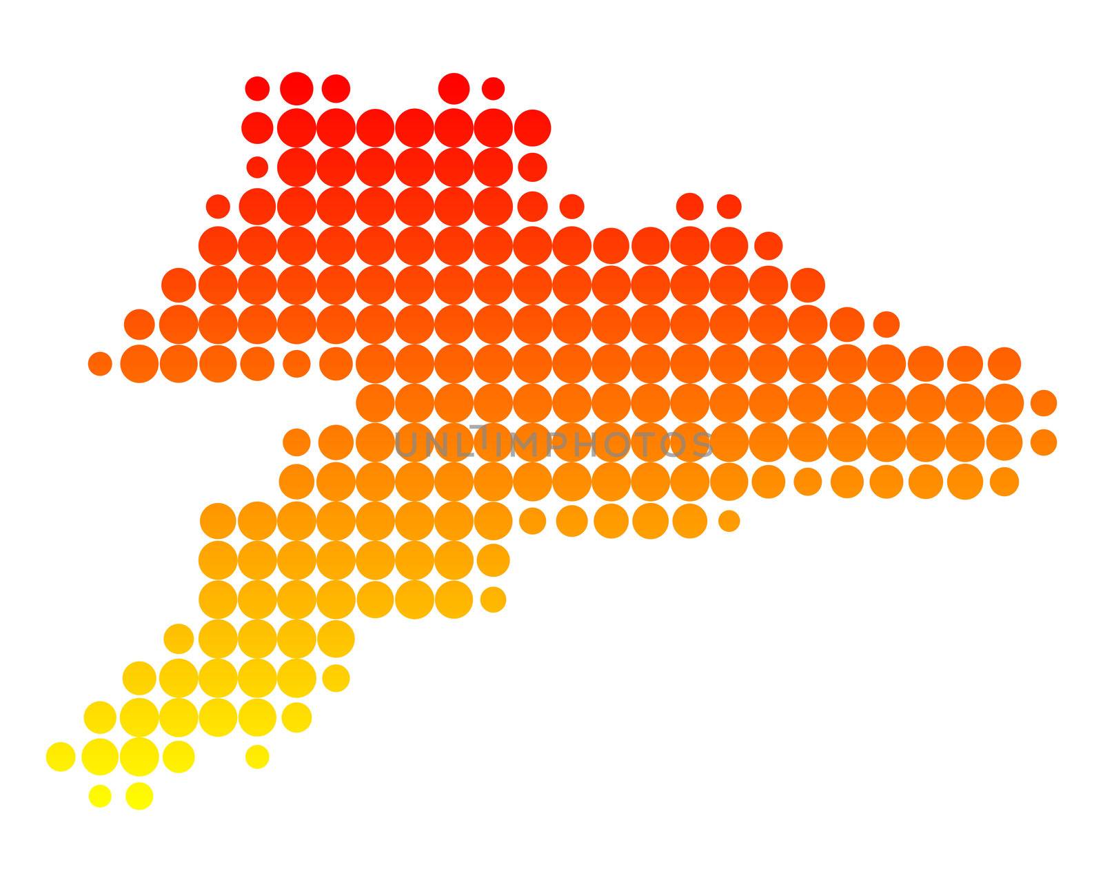 Map of Jura