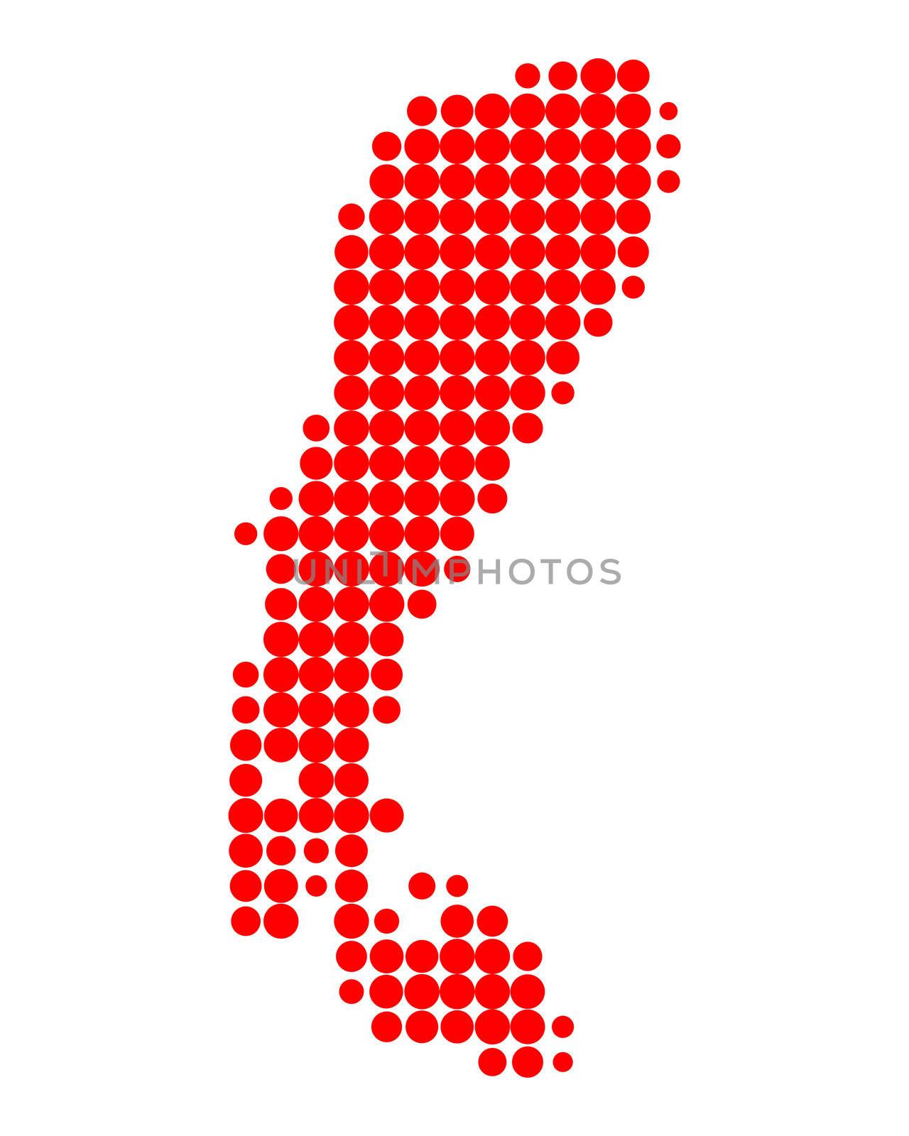 Map of Lake Neusiedl by rbiedermann