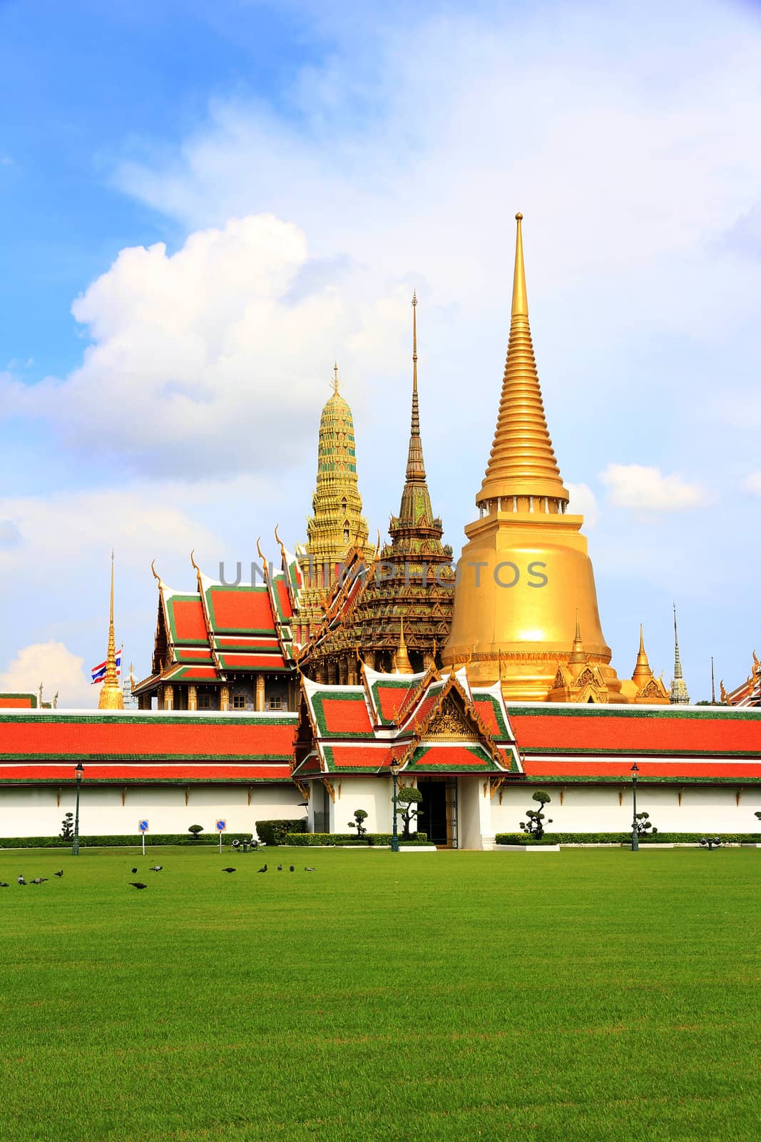 Wat Phra Kaew , Temple of the Emerald Buddha , Bangkok Thailand