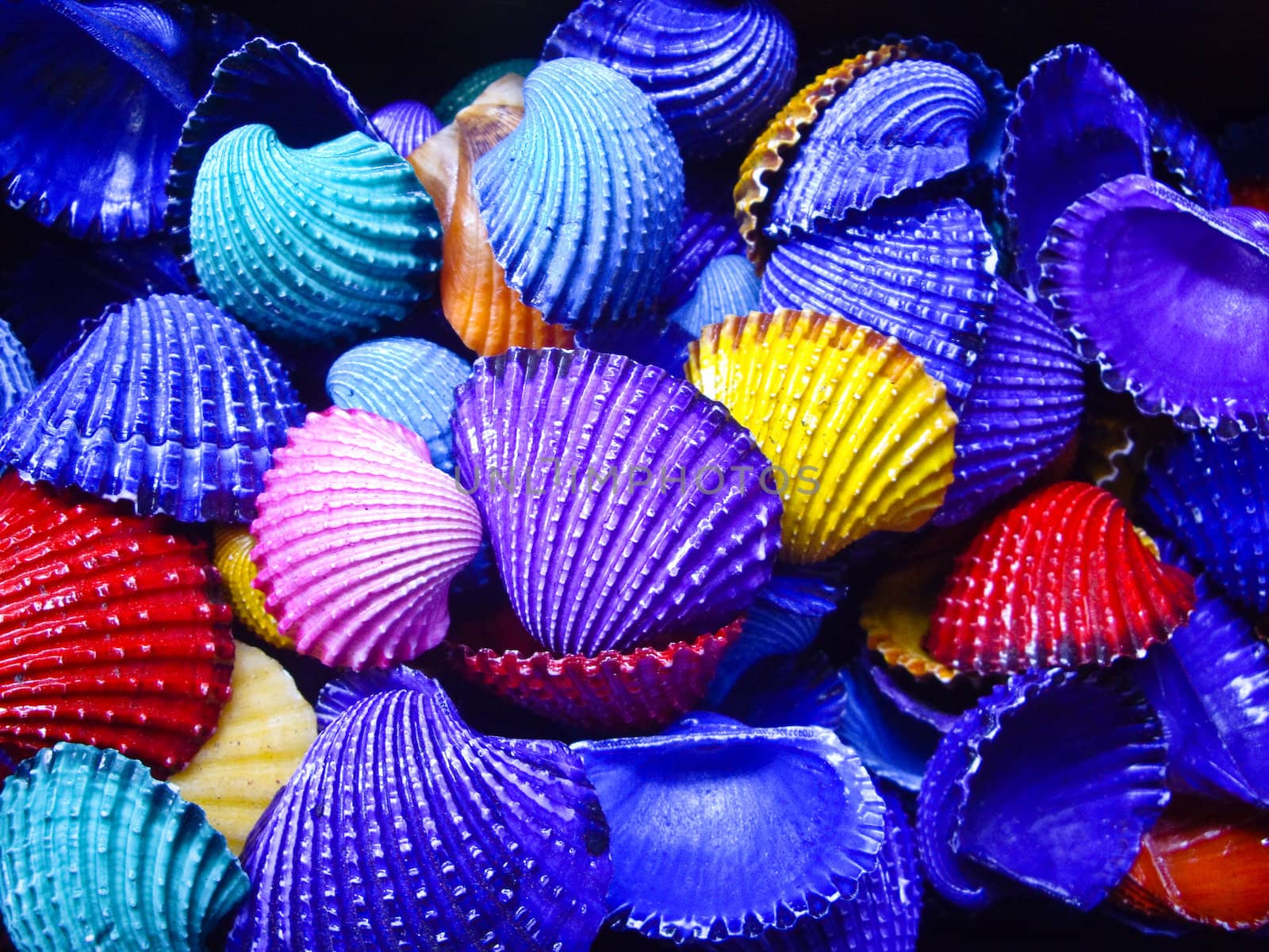 Heap of colored Shells by emattil