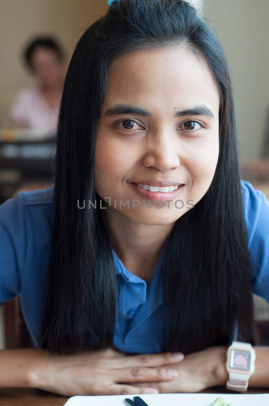 asian attractive thai woman portrait by ngarare