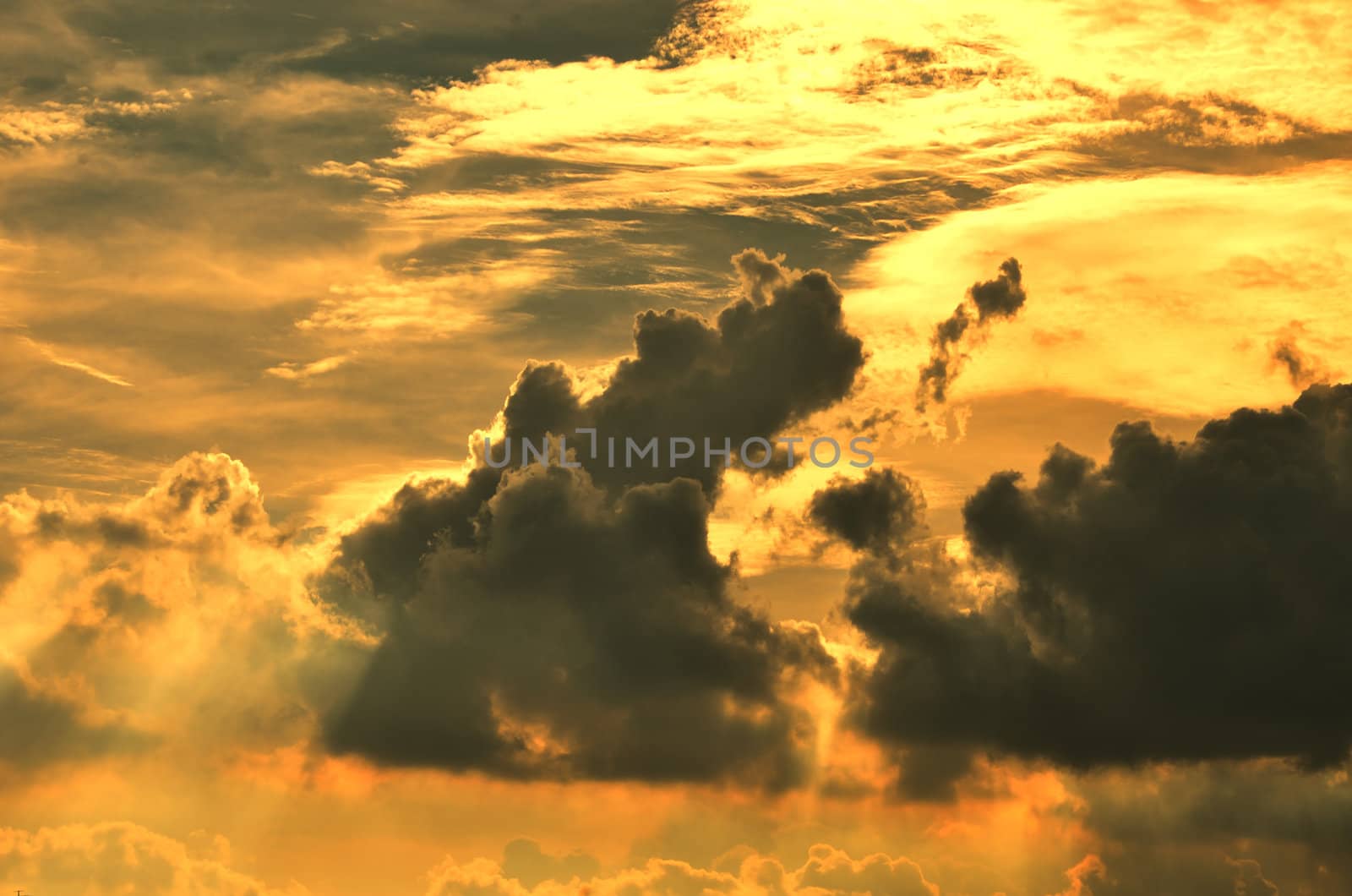 Nice cloud in sky background