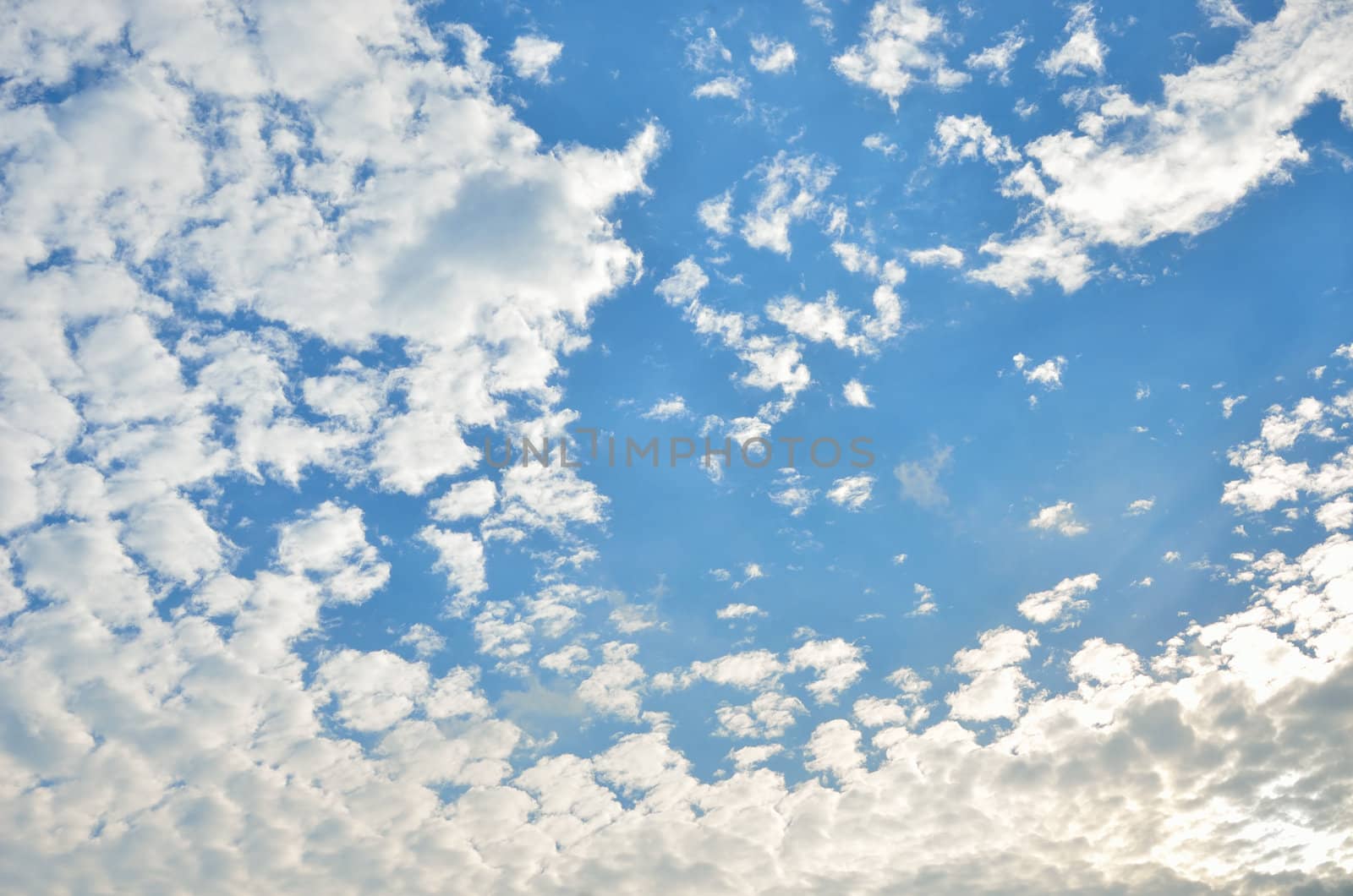 Nice cloud in sky background