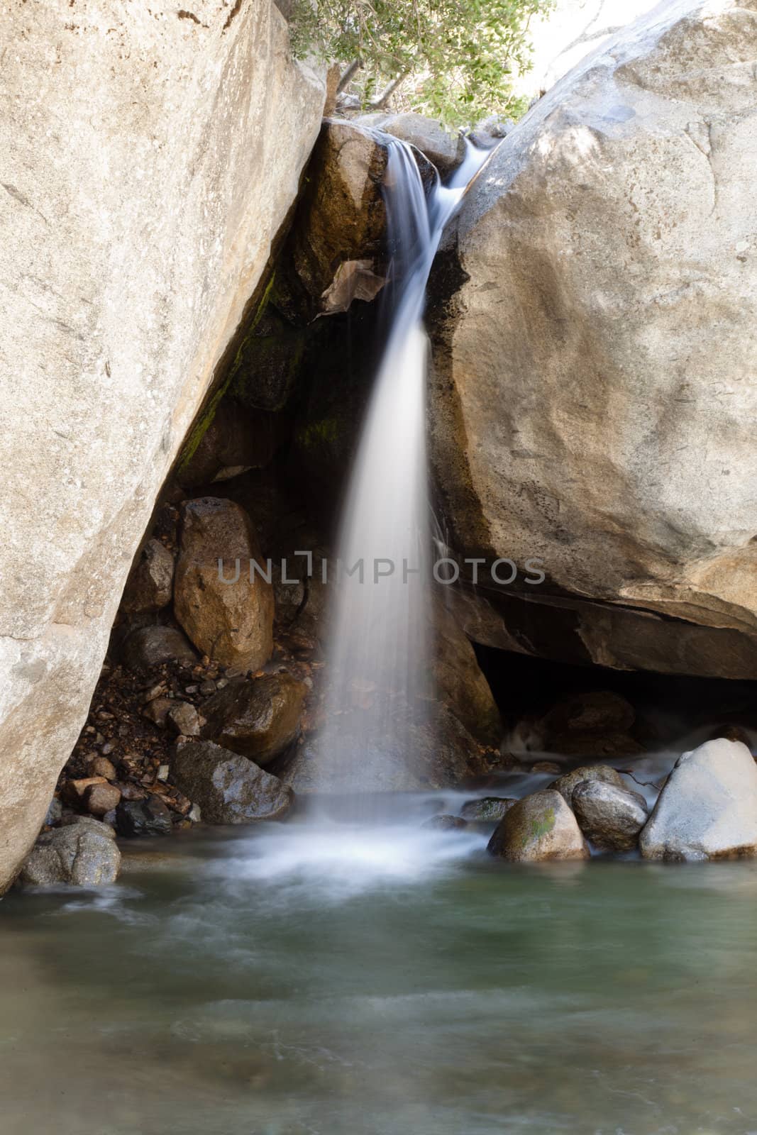 Waterfall near Buckeye Flat in Sequoia National Park