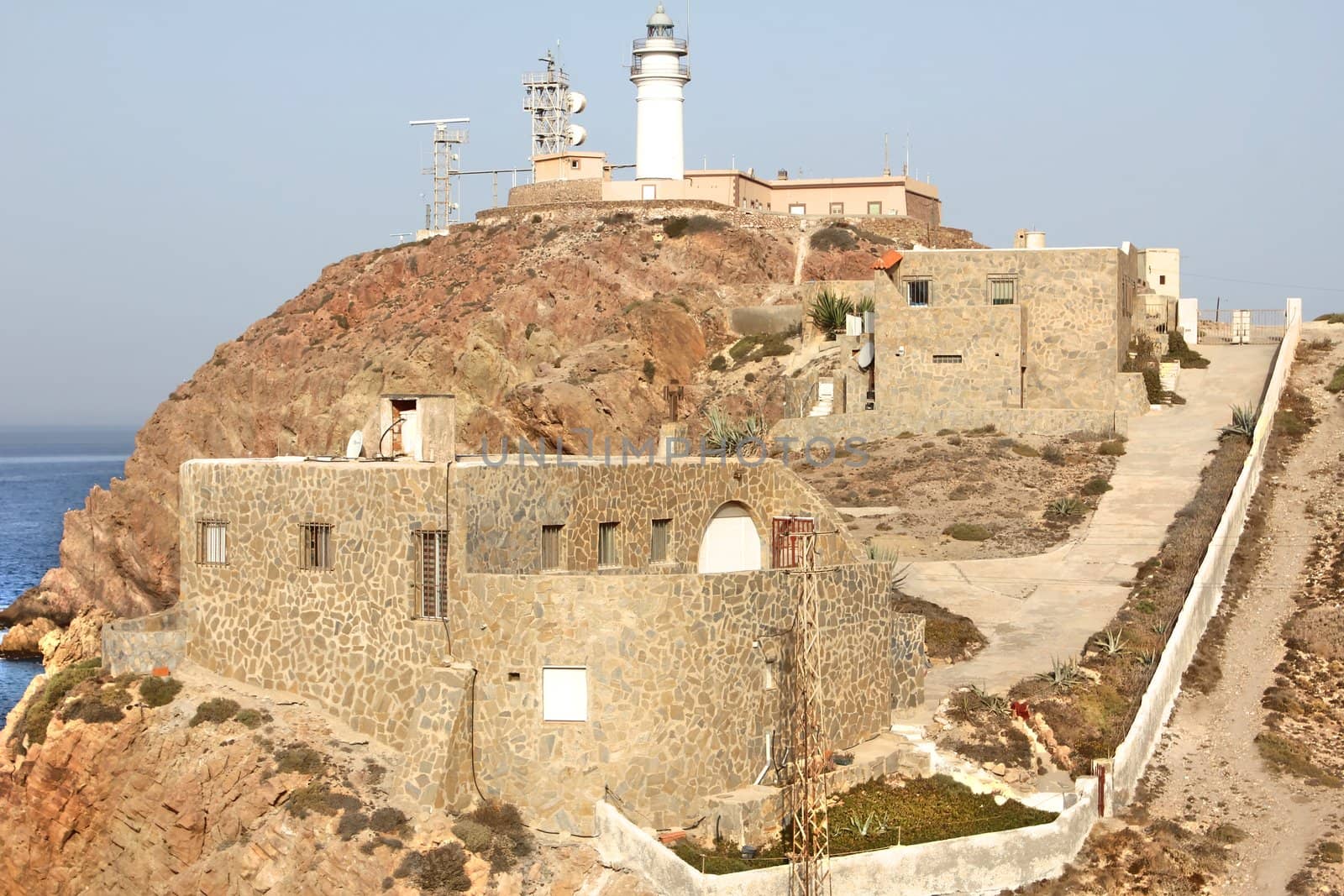 Lighthouse of Cabo de Gata Spain Almeria