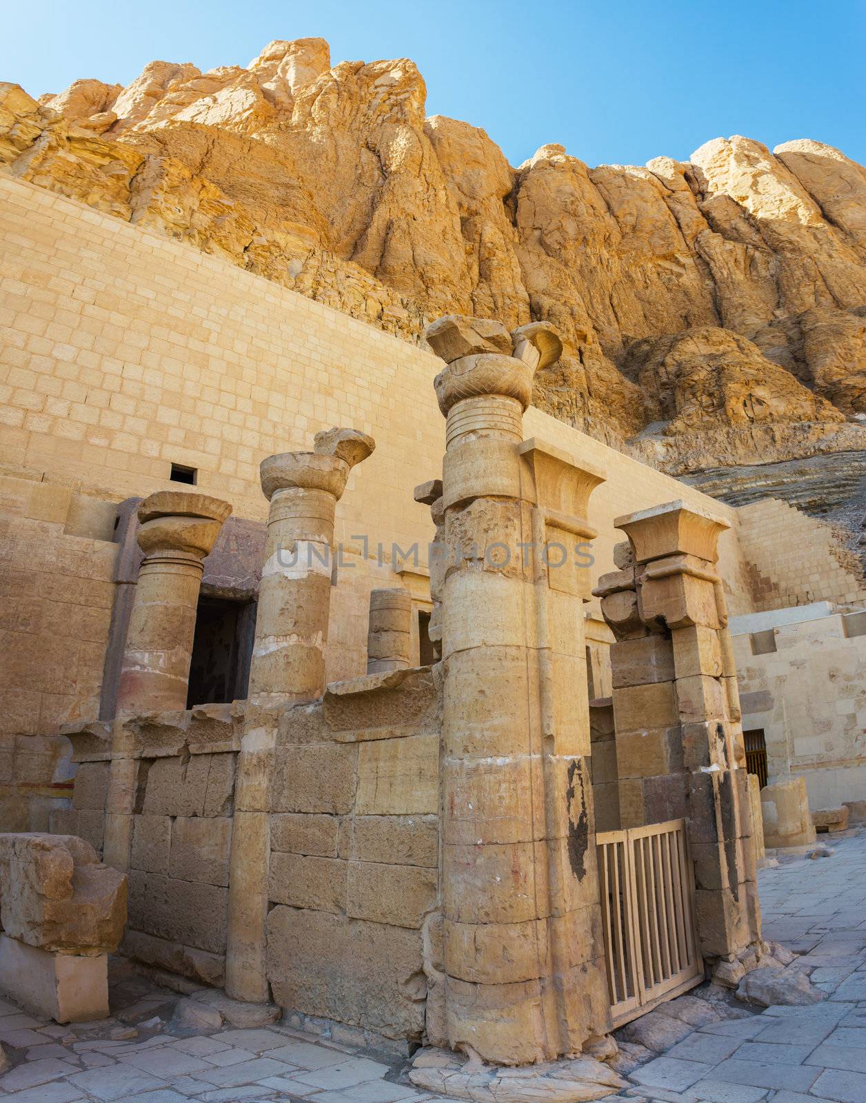  the Memorial Temple of Hatshepsut . Luxor, Egypt, 2012 year