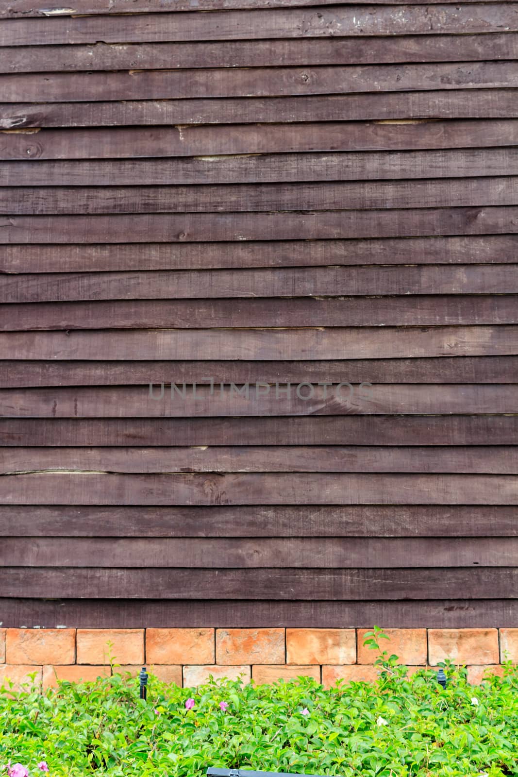 Detail of old wooden wall as background textured.