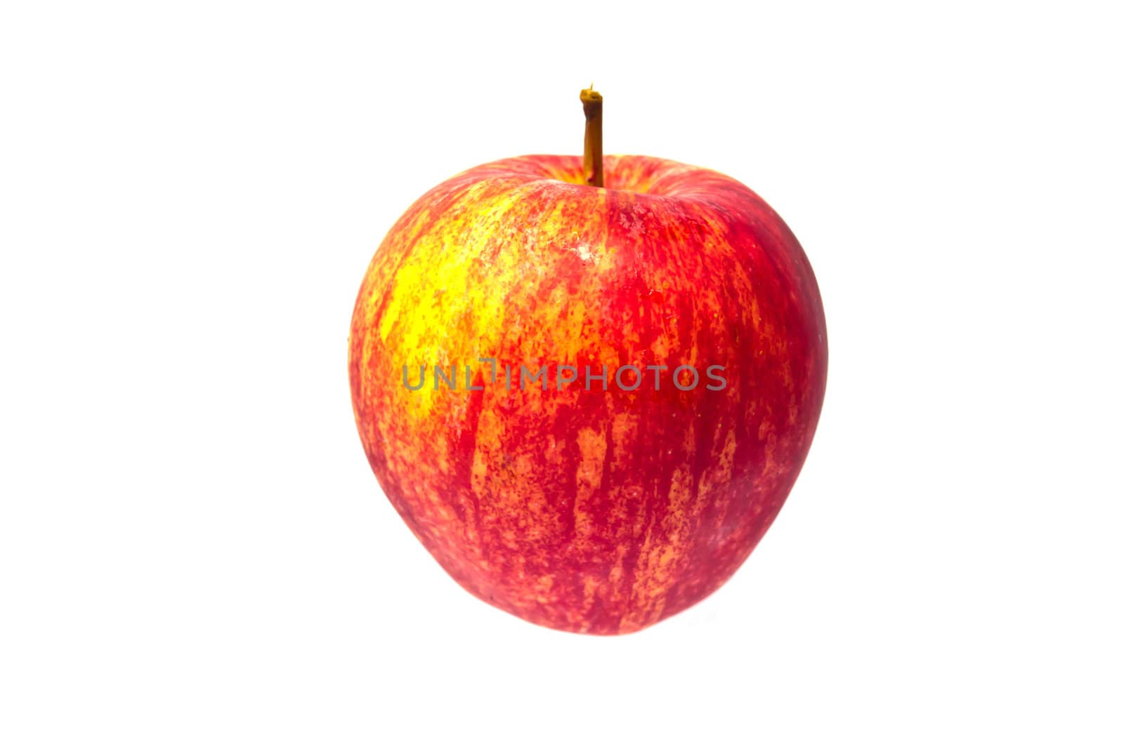 apple on a white background by Thanamat